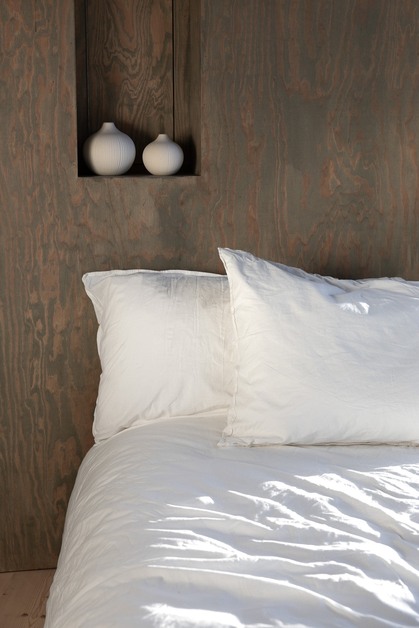 Påslakanset Crinkle Off White (230x220cm)