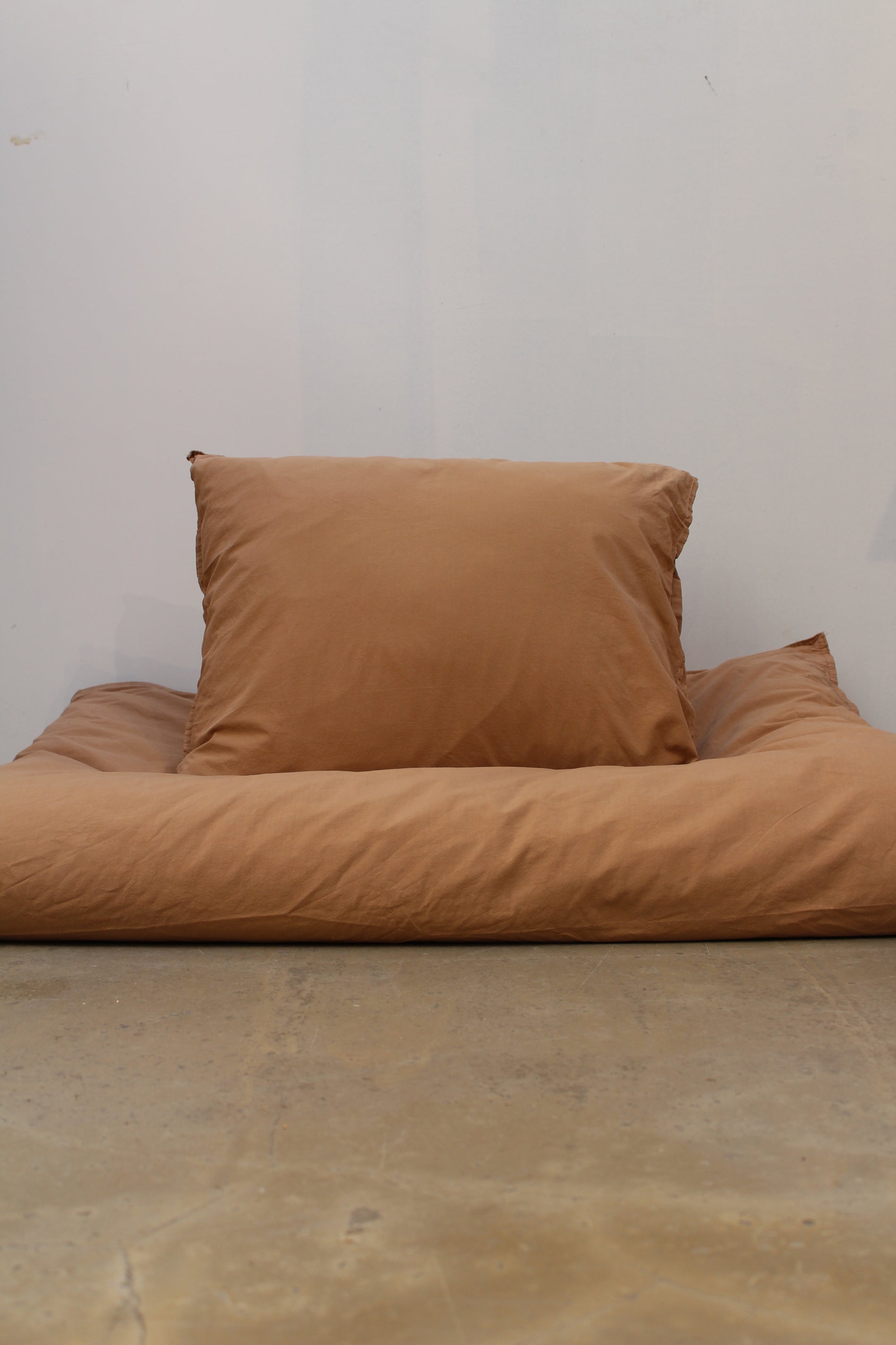 Påslakanset Crinkle Clay (150x210cm)