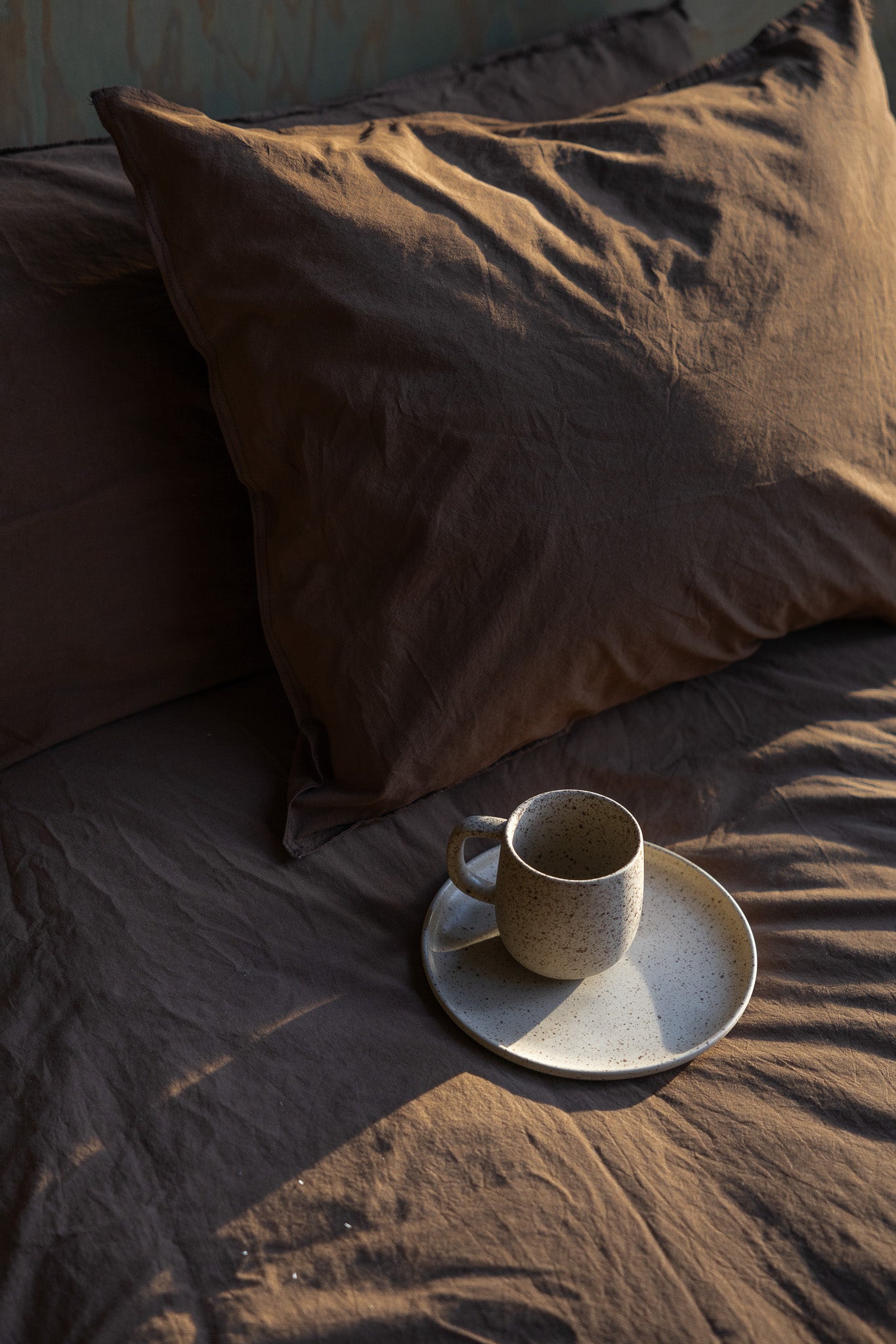 Örngott Crinkle Espresso (50x60cm)