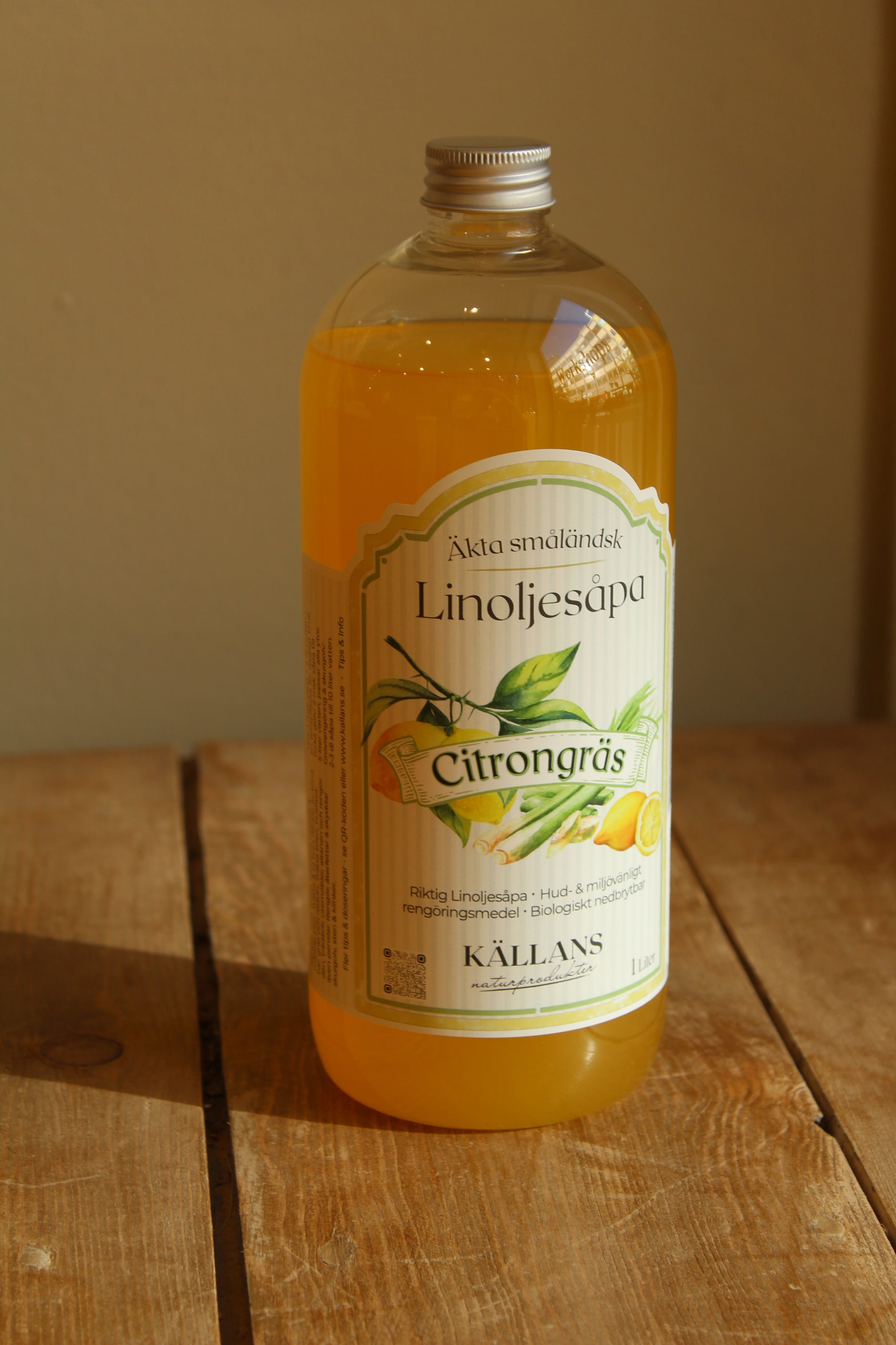 Linoljesåpa Citrongräs (1l)