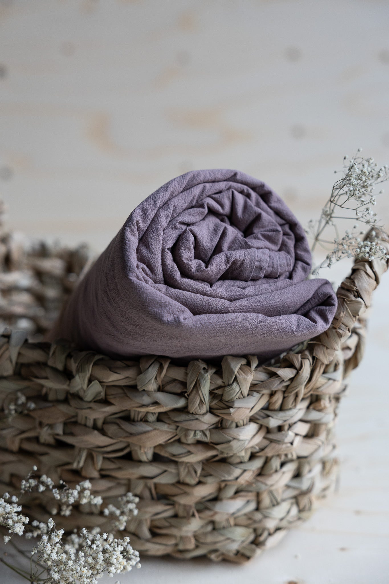 Lakan Crinkle Rose Taupe (150x260cm)