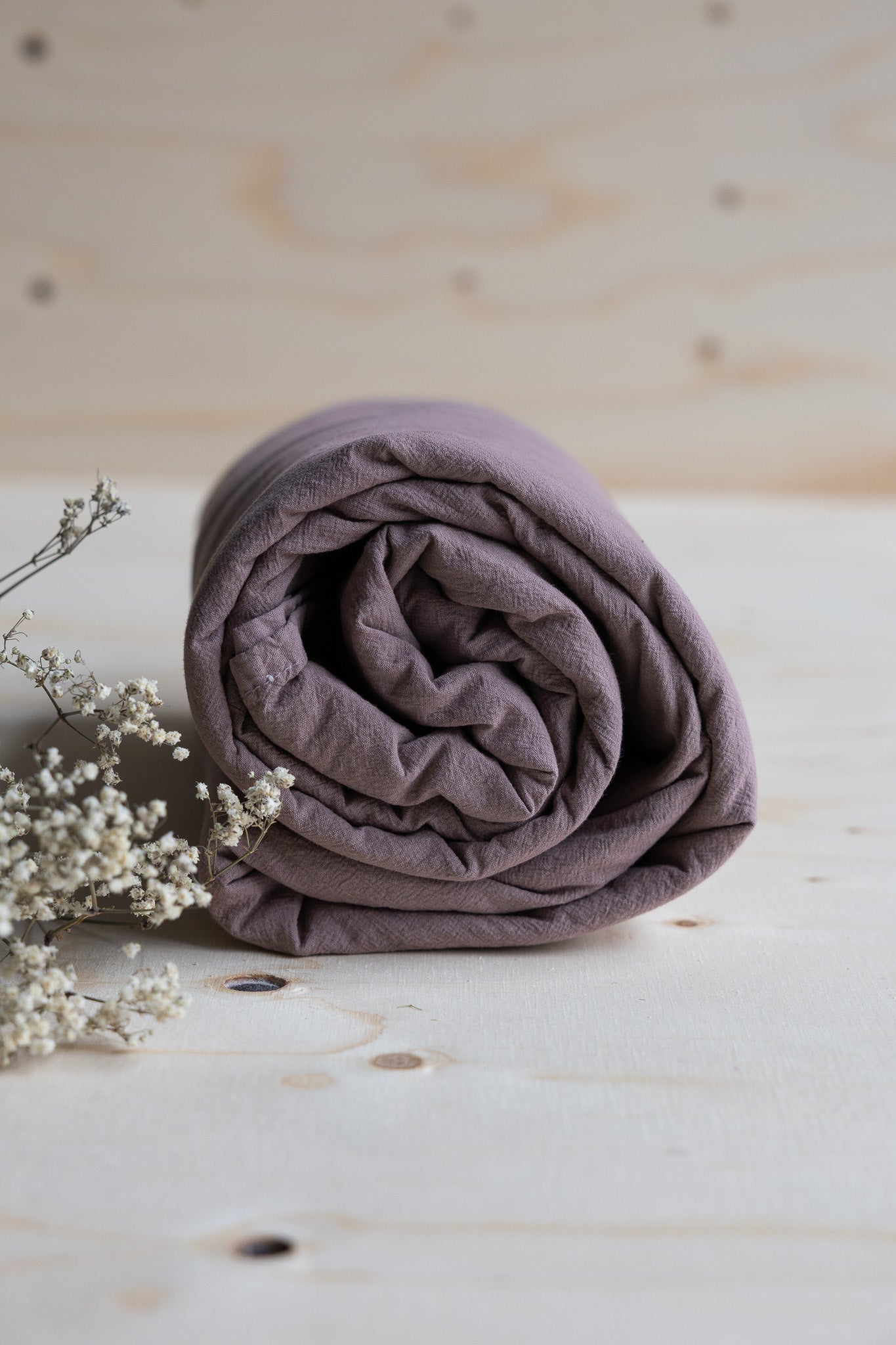 Lakan Crinkle Rose Taupe (240x260cm)