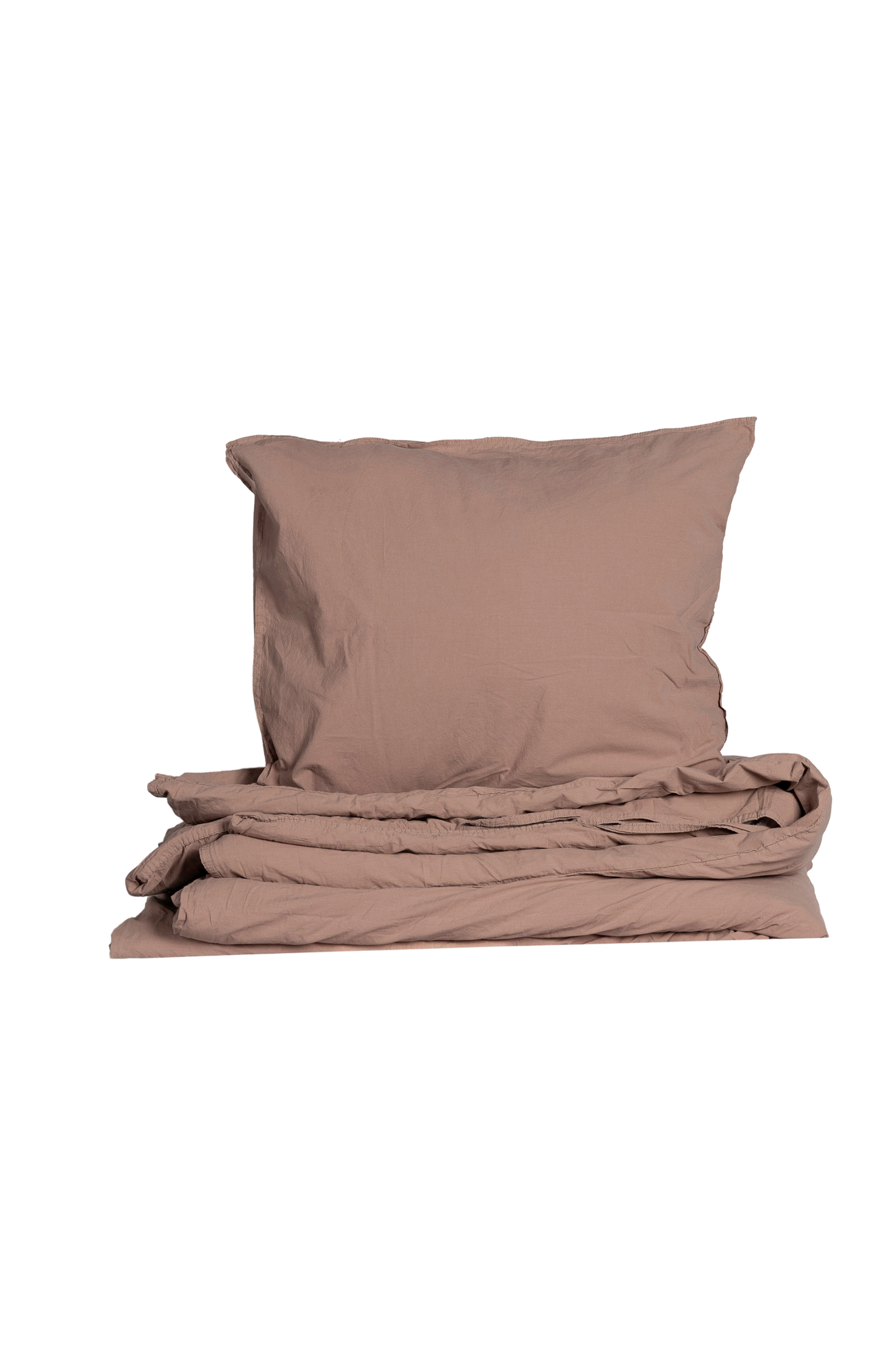 Påslakanset Crinkle Rose Taupe (230x220cm)