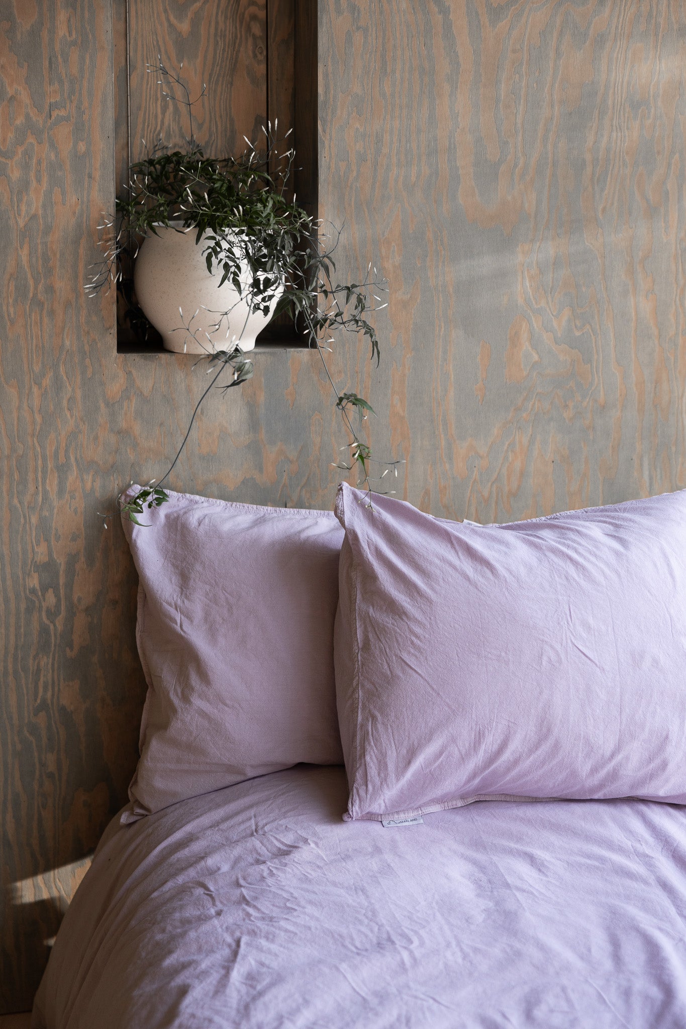 Påslakanset Crinkle Lilac (150x210cm)
