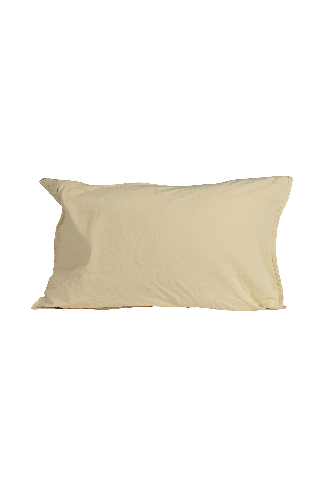 Kuddfodral Crinkle Sunny Yellow (50x90cm)