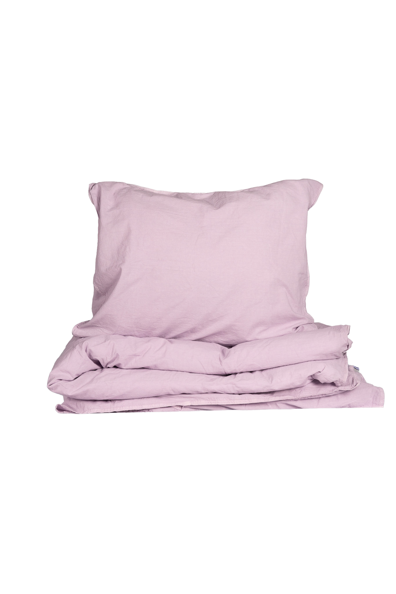 Påslakanset Crinkle Creamy Violet (150x210cm)