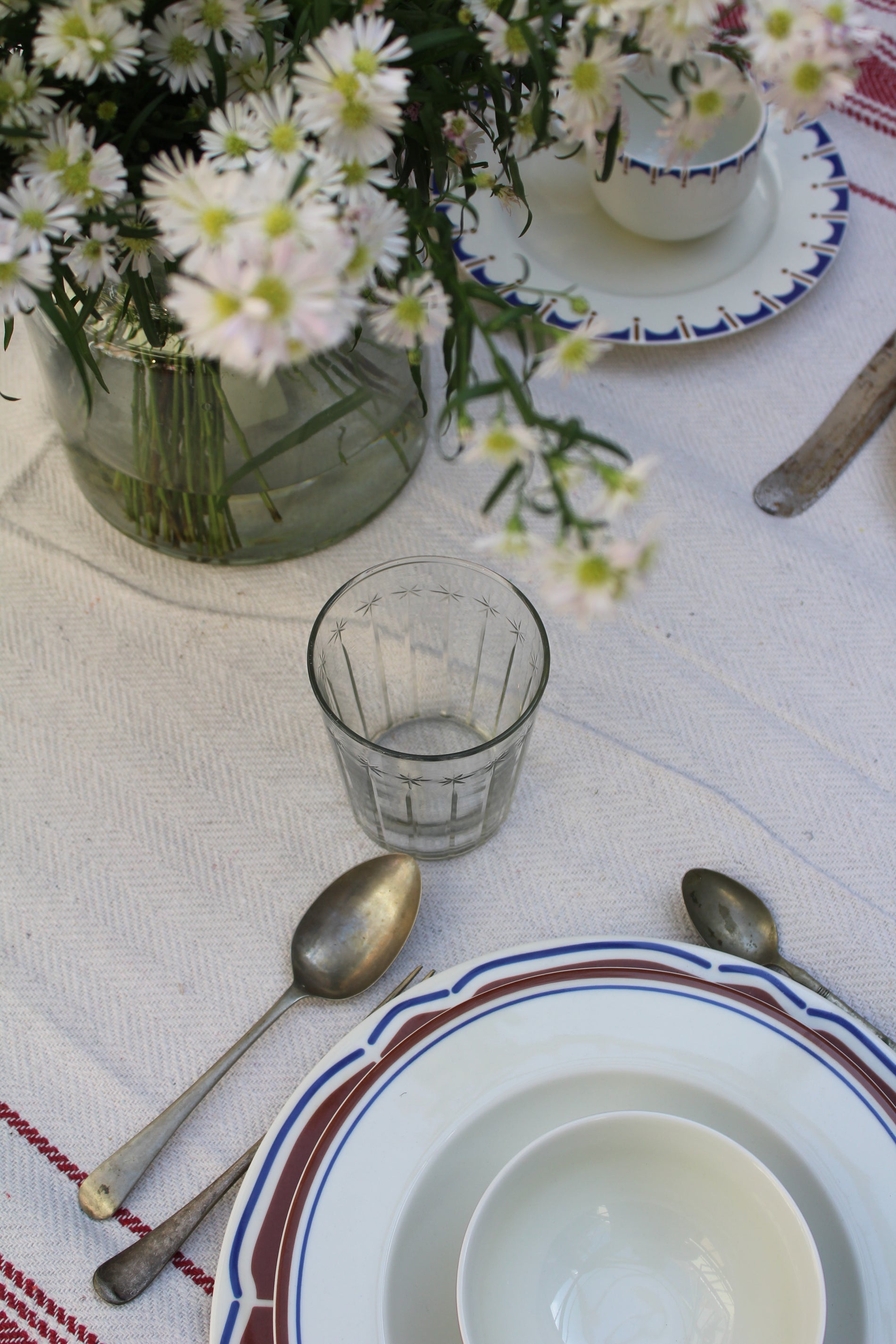 Tumbler Glas Etched Stort