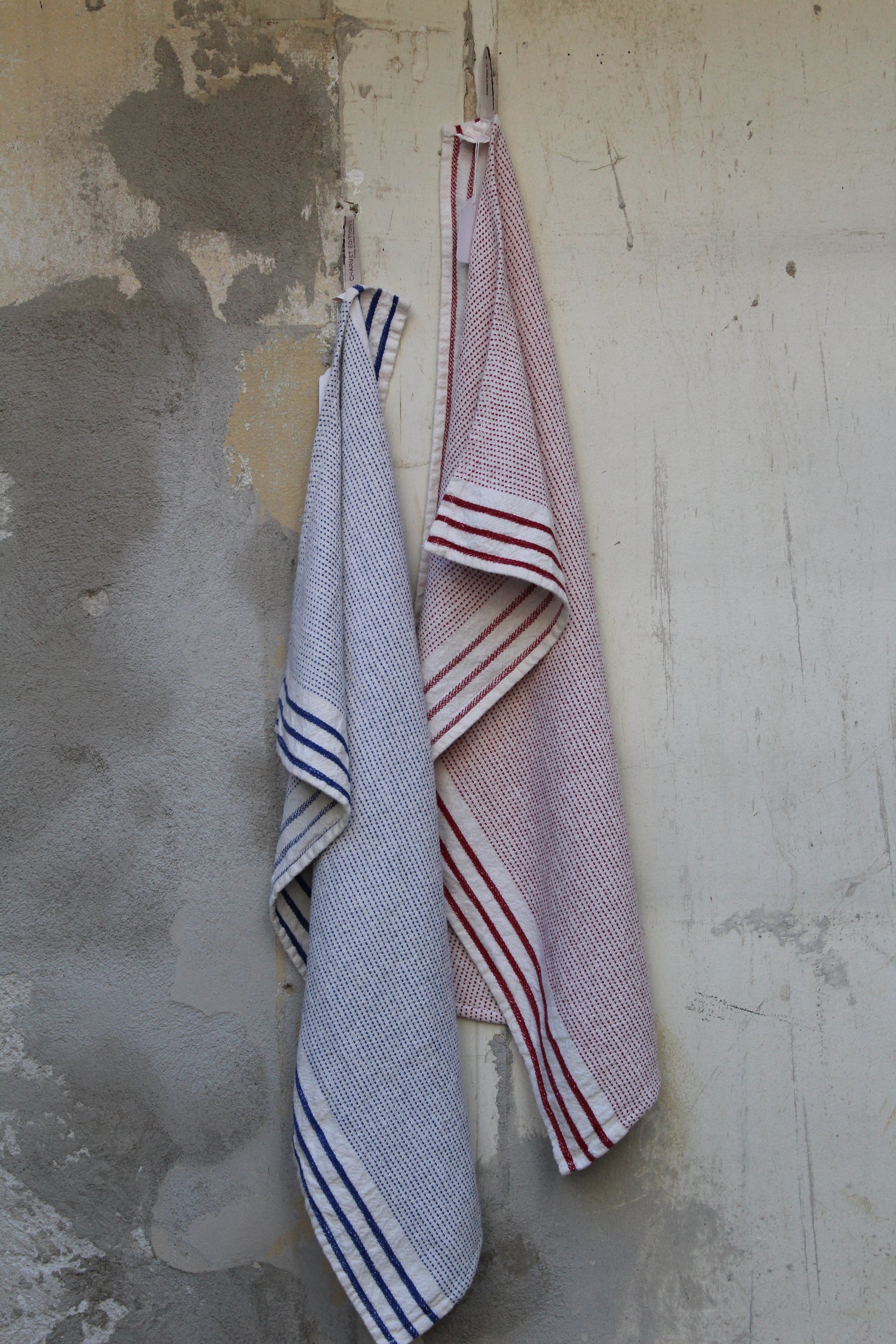 Kökshandduk MAYA Blanc/Cerice