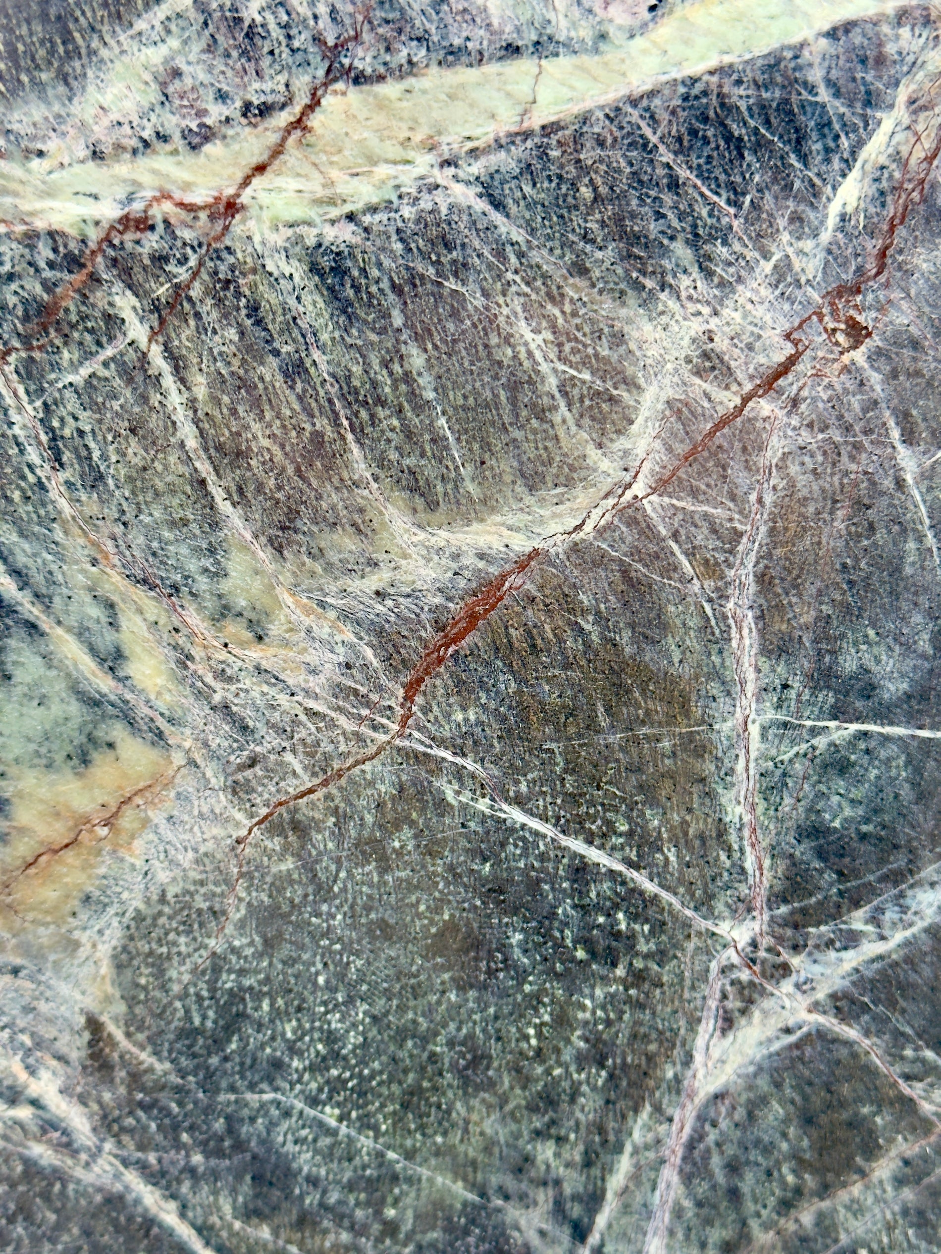 Skärbräda marmor - Forest green