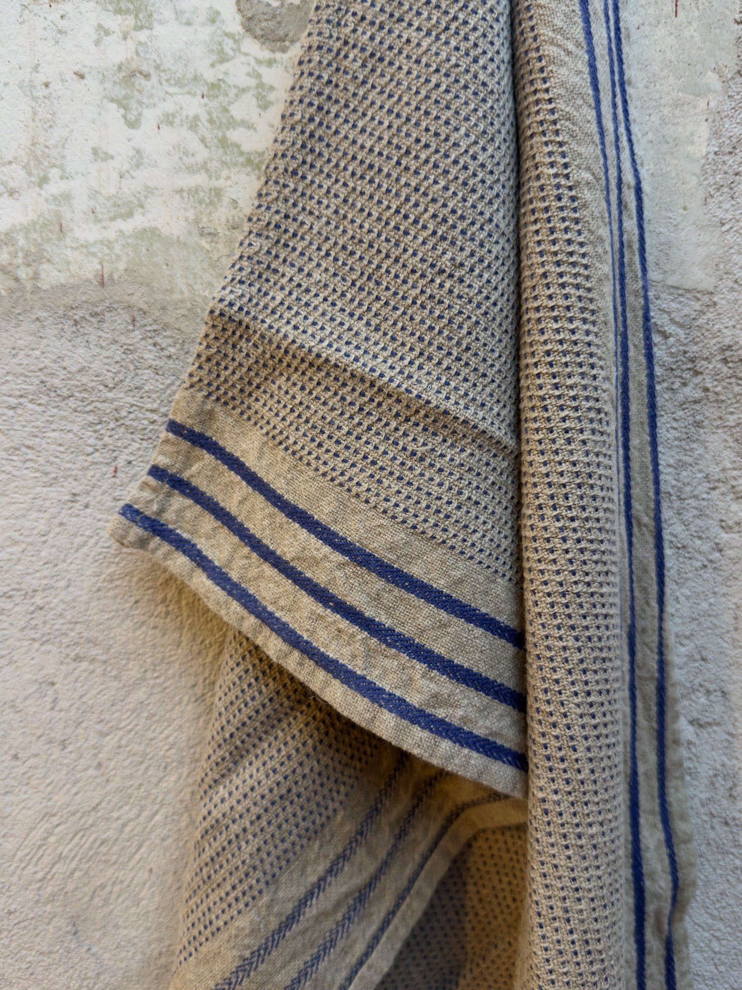 Kökshandduk "Torchon MAYA" - Lin/Azur