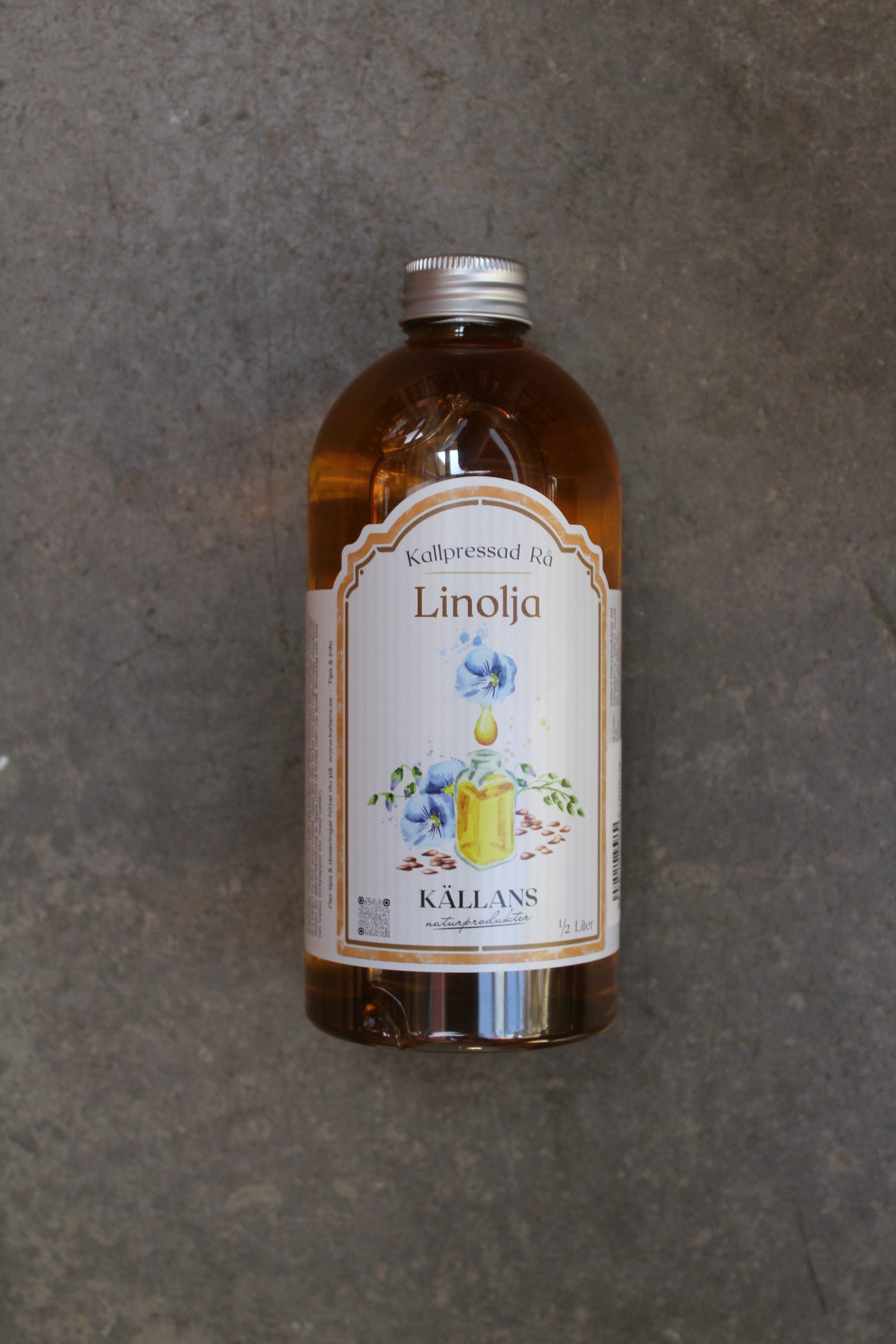 Rå Kallpressad Linolja 500ml