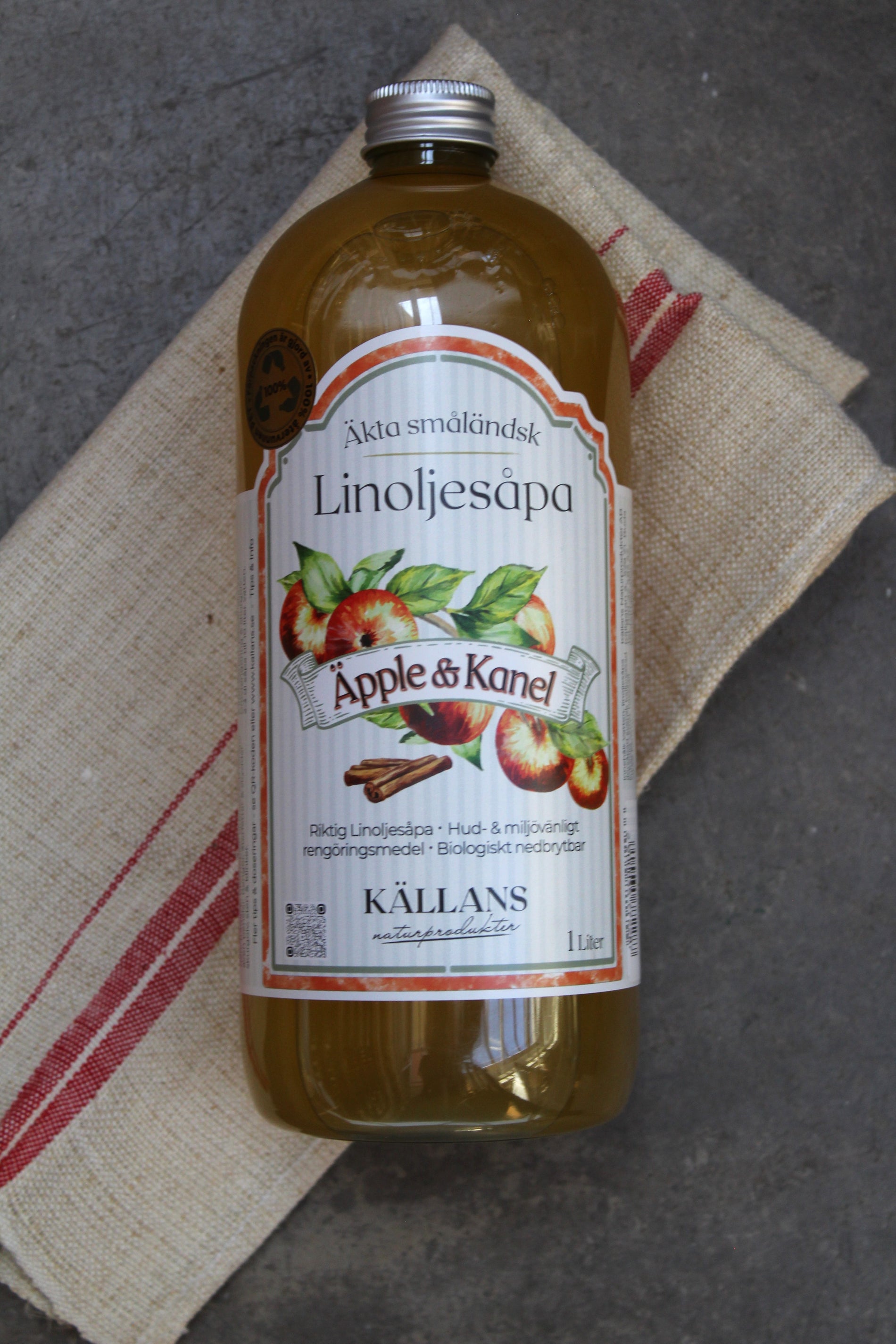 Linoljesåpa Äpple & Kanel