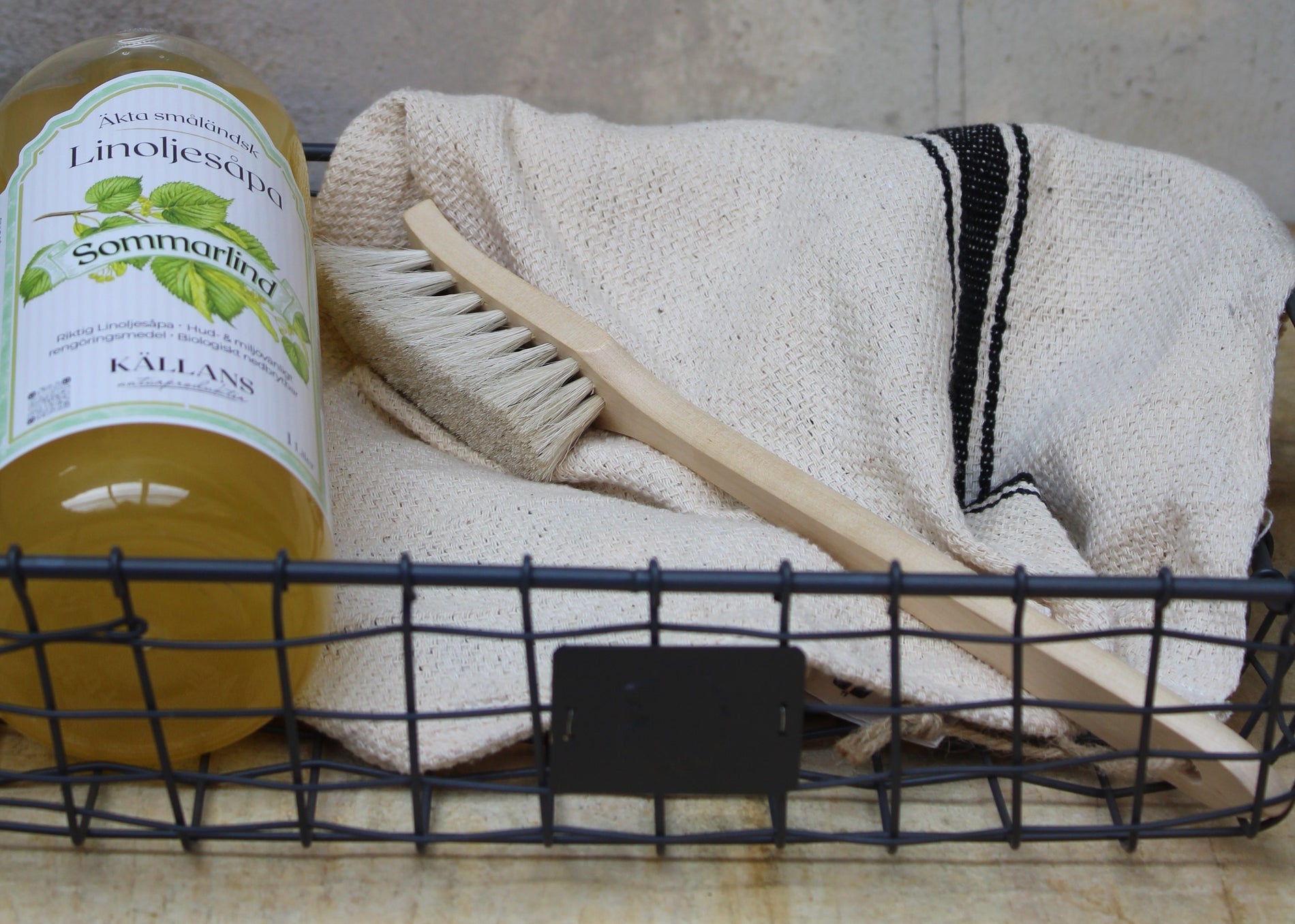 Trådkorg Bord - Grå