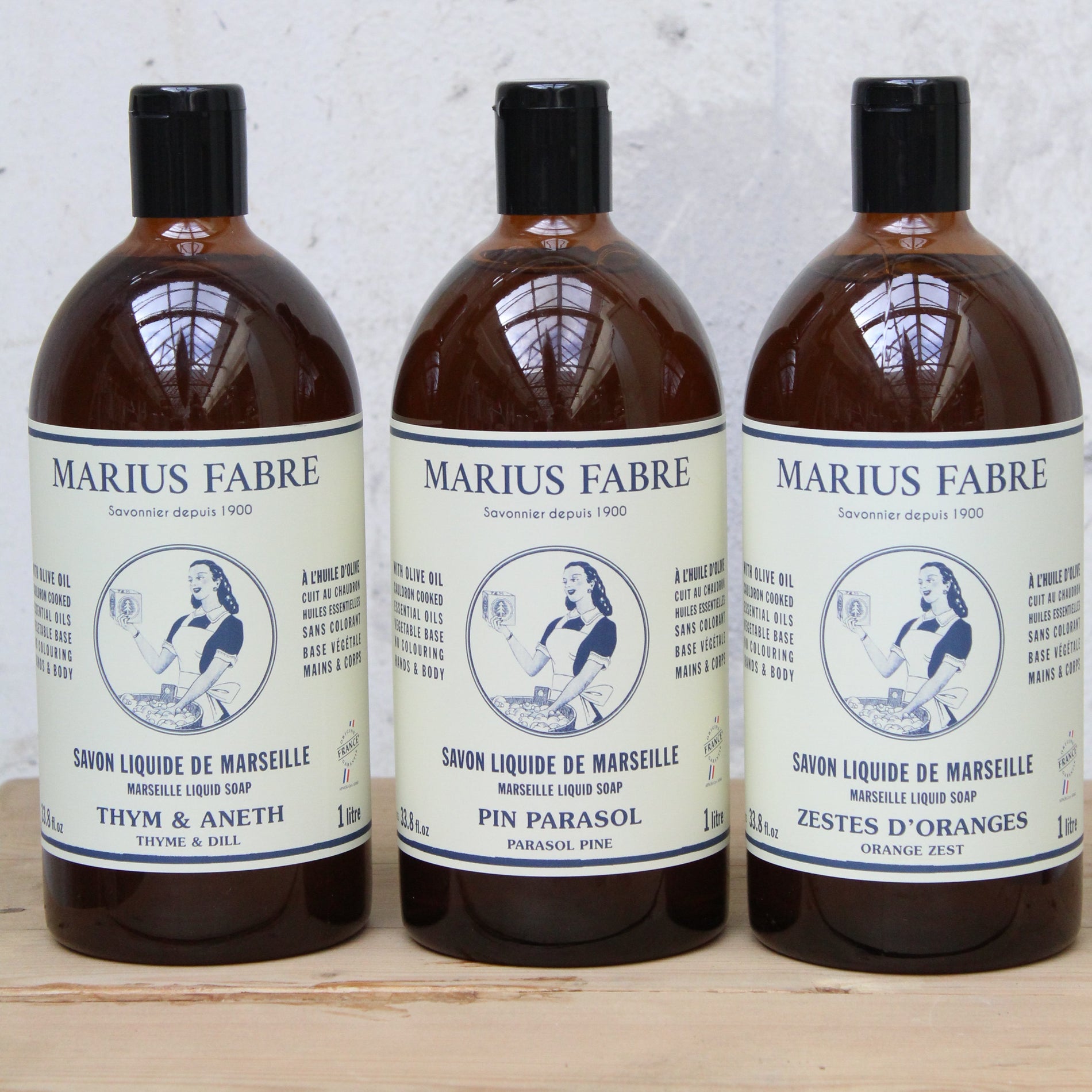 Marseille liquid soap 1l - Orange Zest