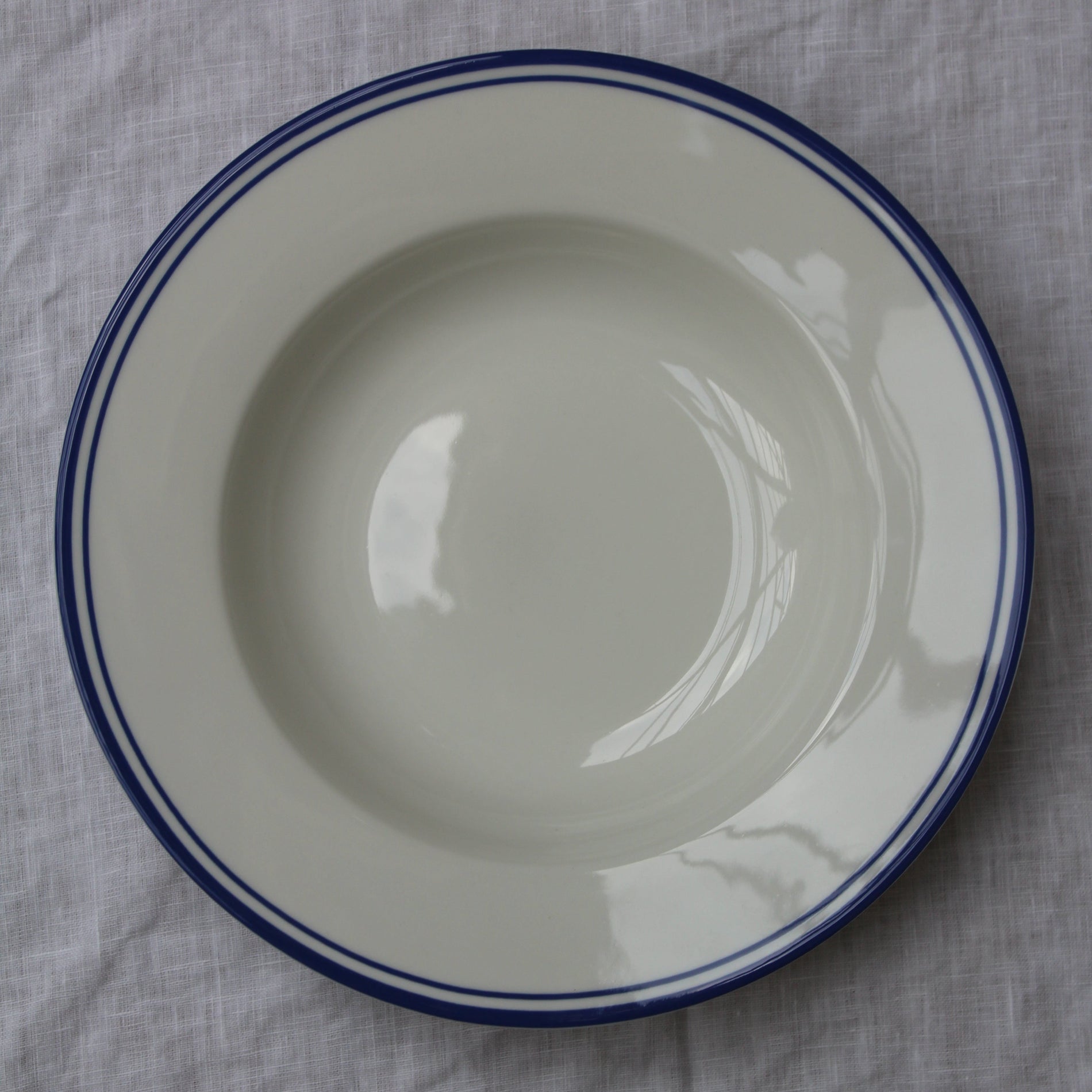 Minnen från Paris - Soup plate - Blue