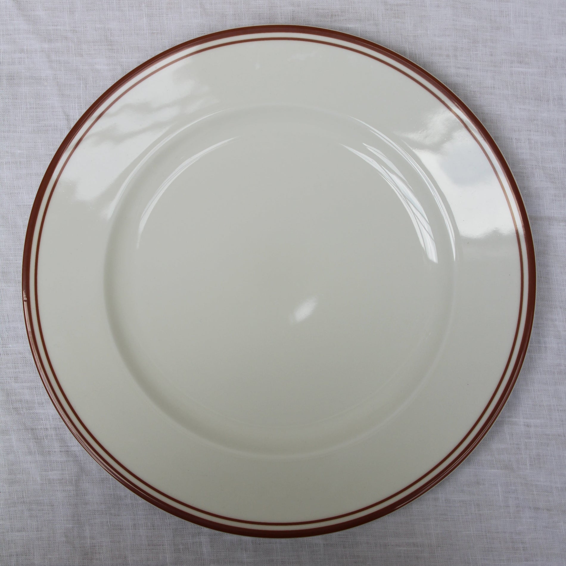 Minnen från Paris - Dinner plate - brown