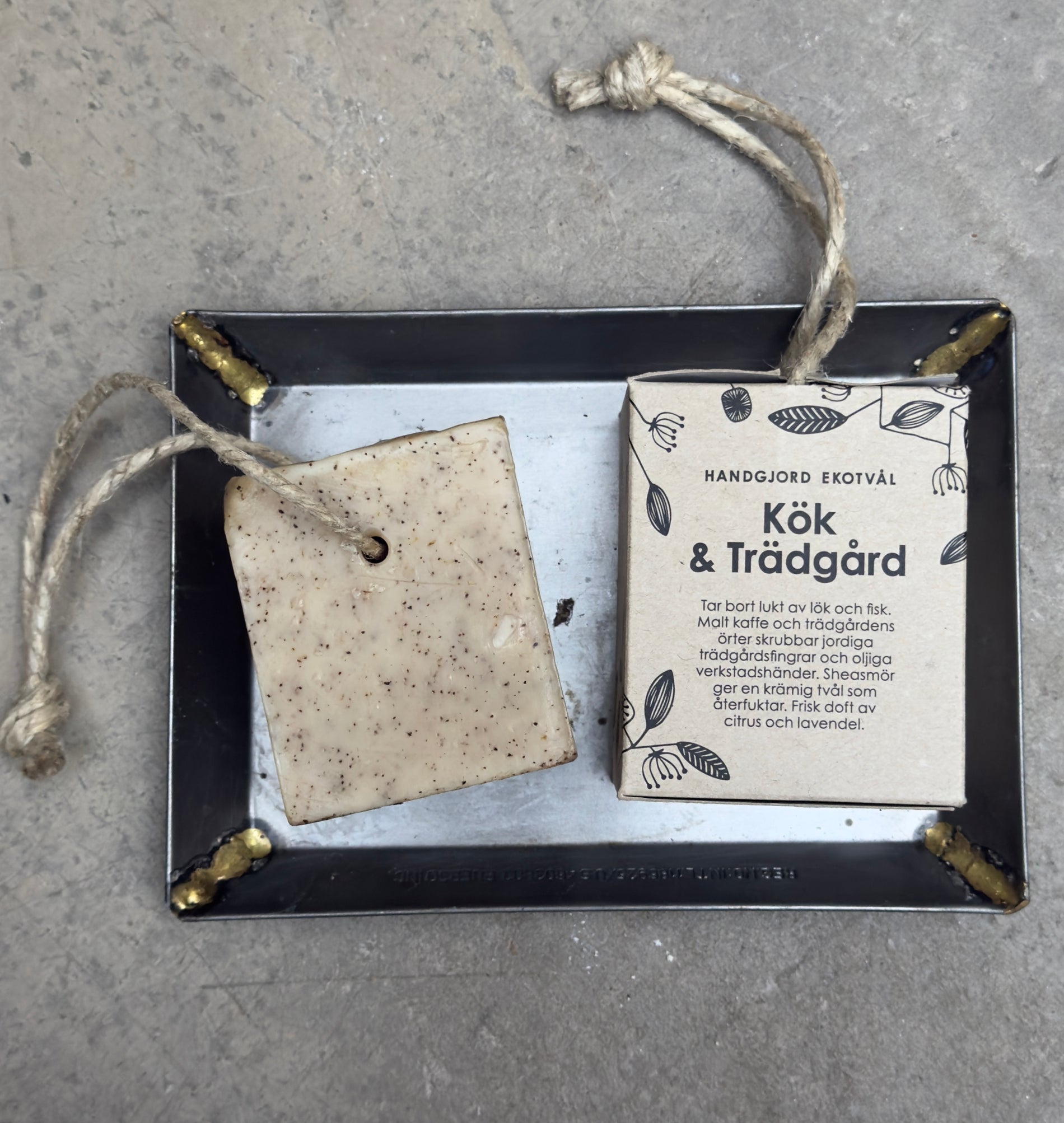 Handgjord ekotvål med rep - Kök & Trädgård