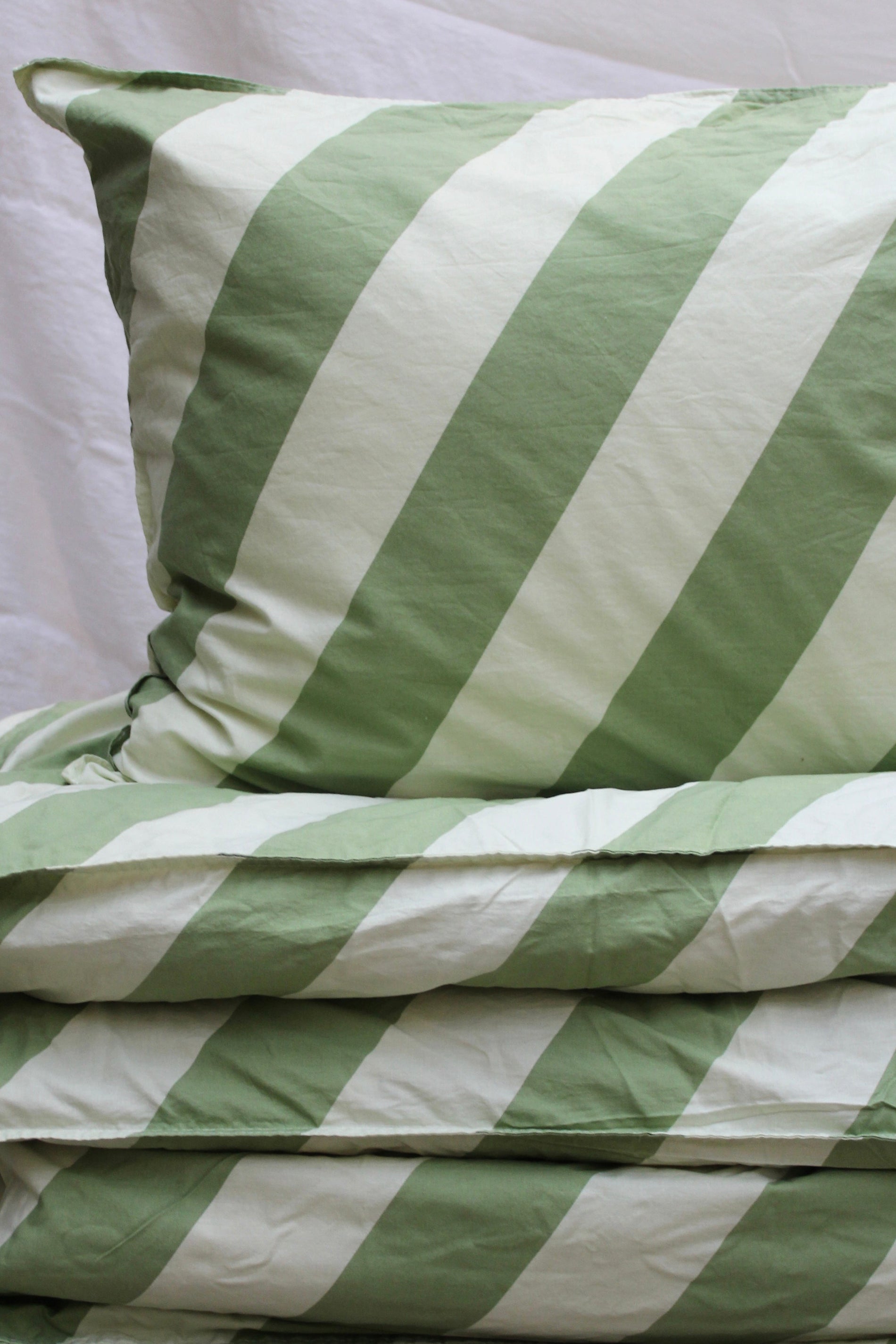 Tivolistripe örngott 50x60cm - Green