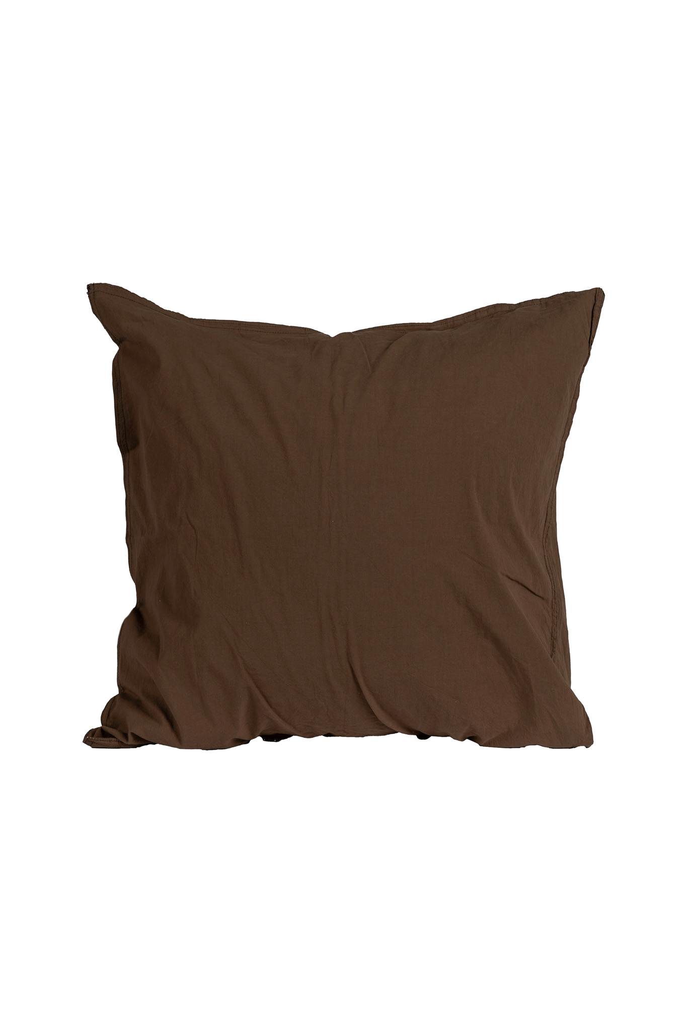 Kuddfodral Crinkle Espresso (65x65cm)