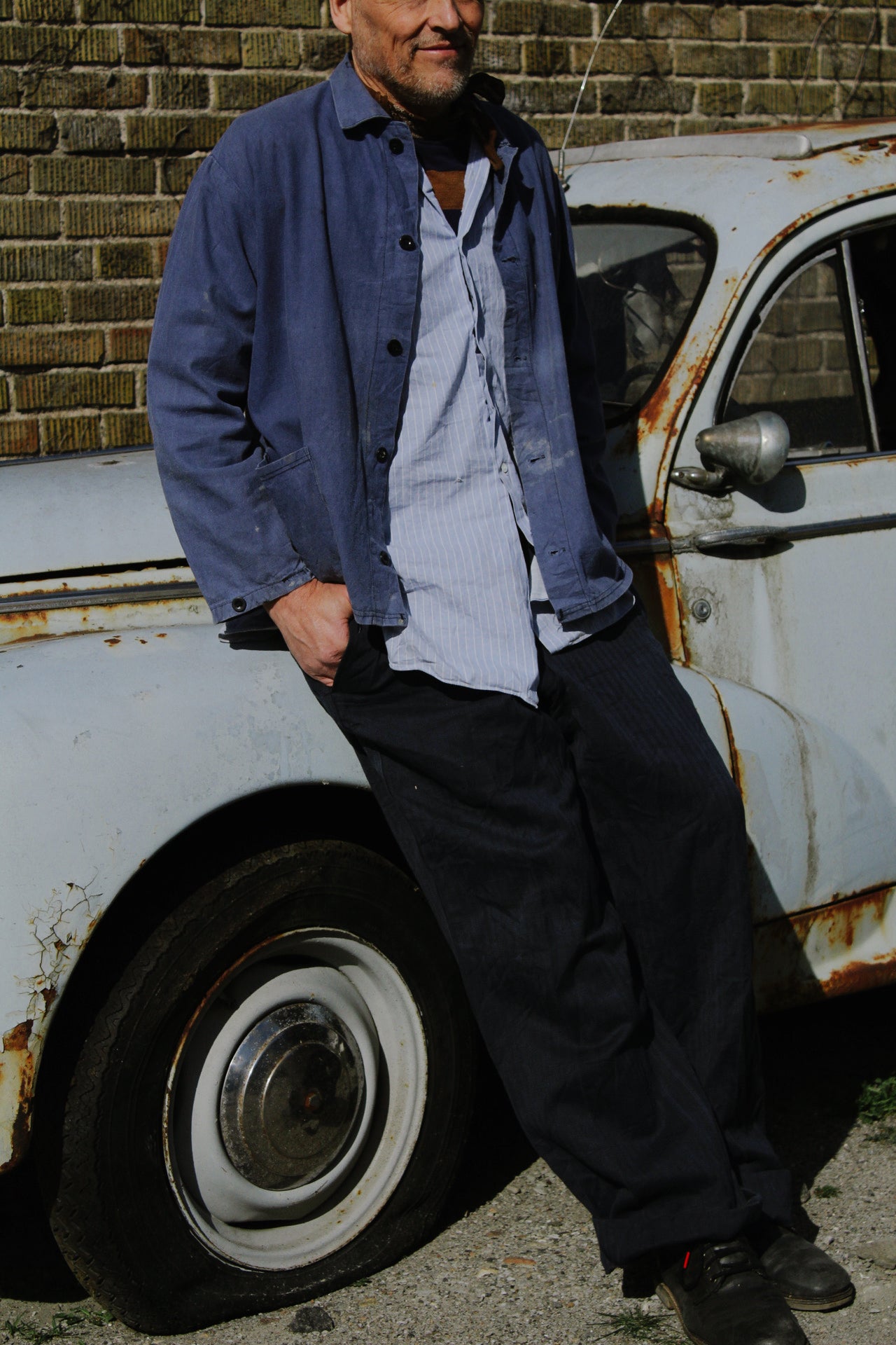 Vintage French Worker Jacket