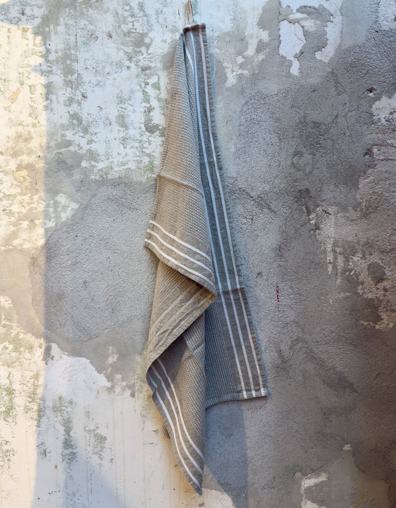 Kökshandduk "Torchon MAYA" - Lin/Blanc