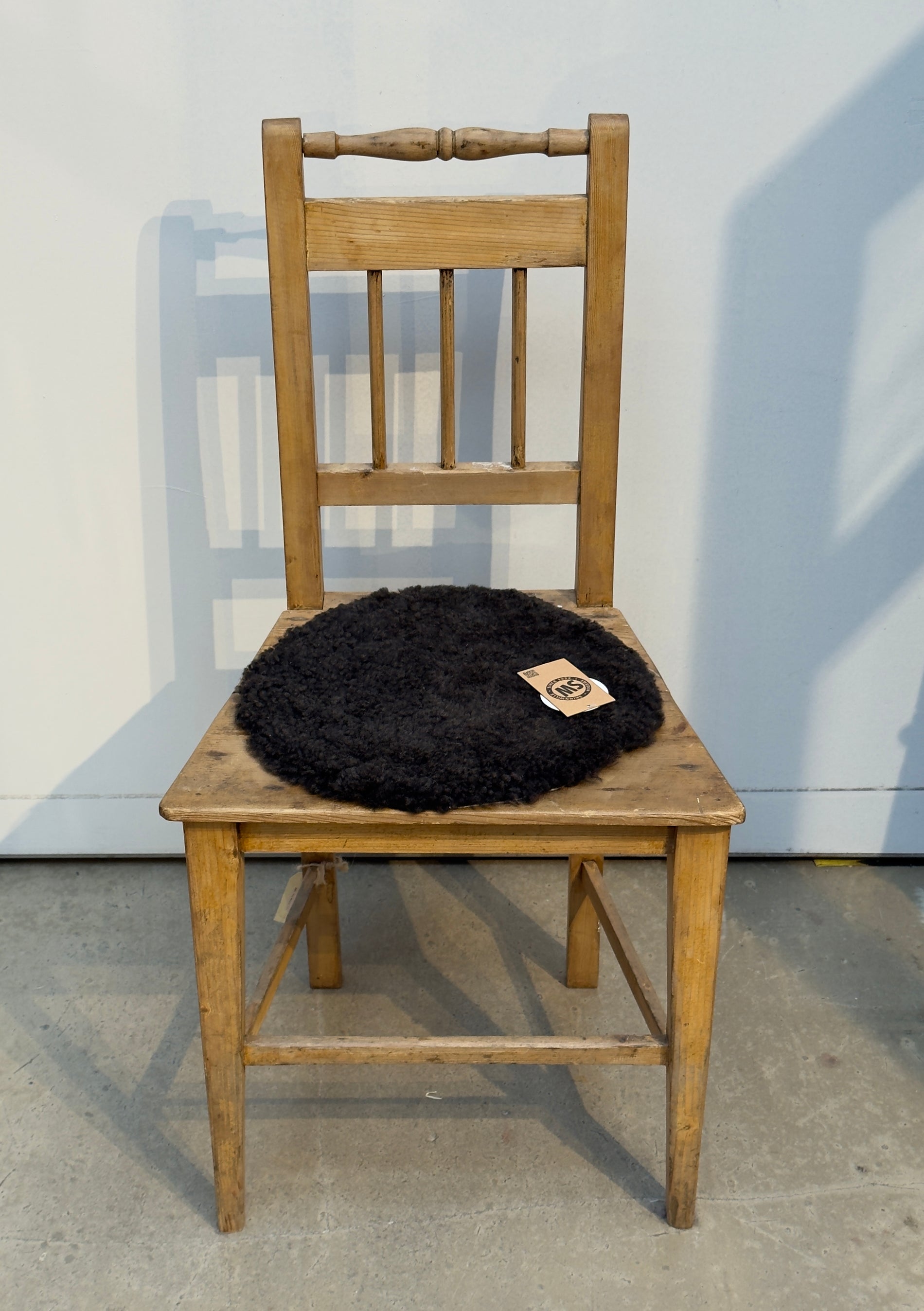 Curly seat pad - Brown