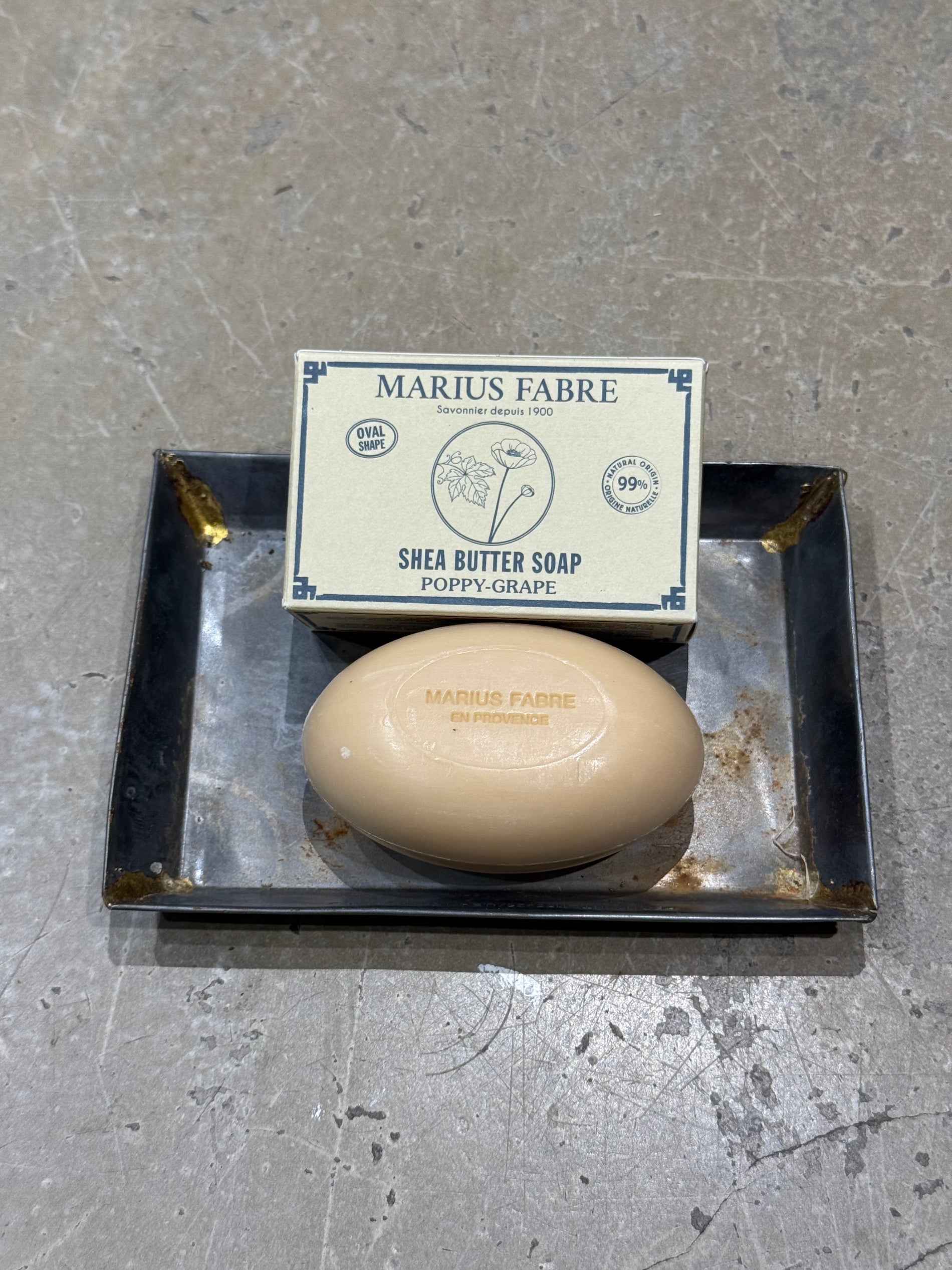 Oval tvål - Poppy grape