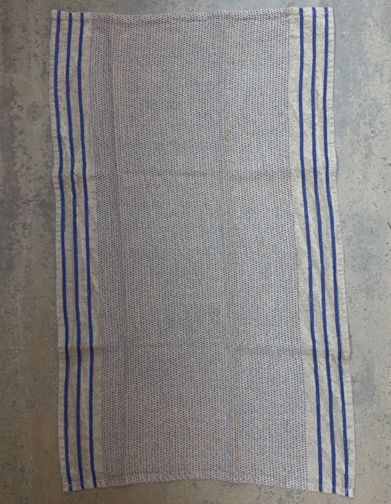 Kökshandduk "Torchon MAYA" - Lin/Azur