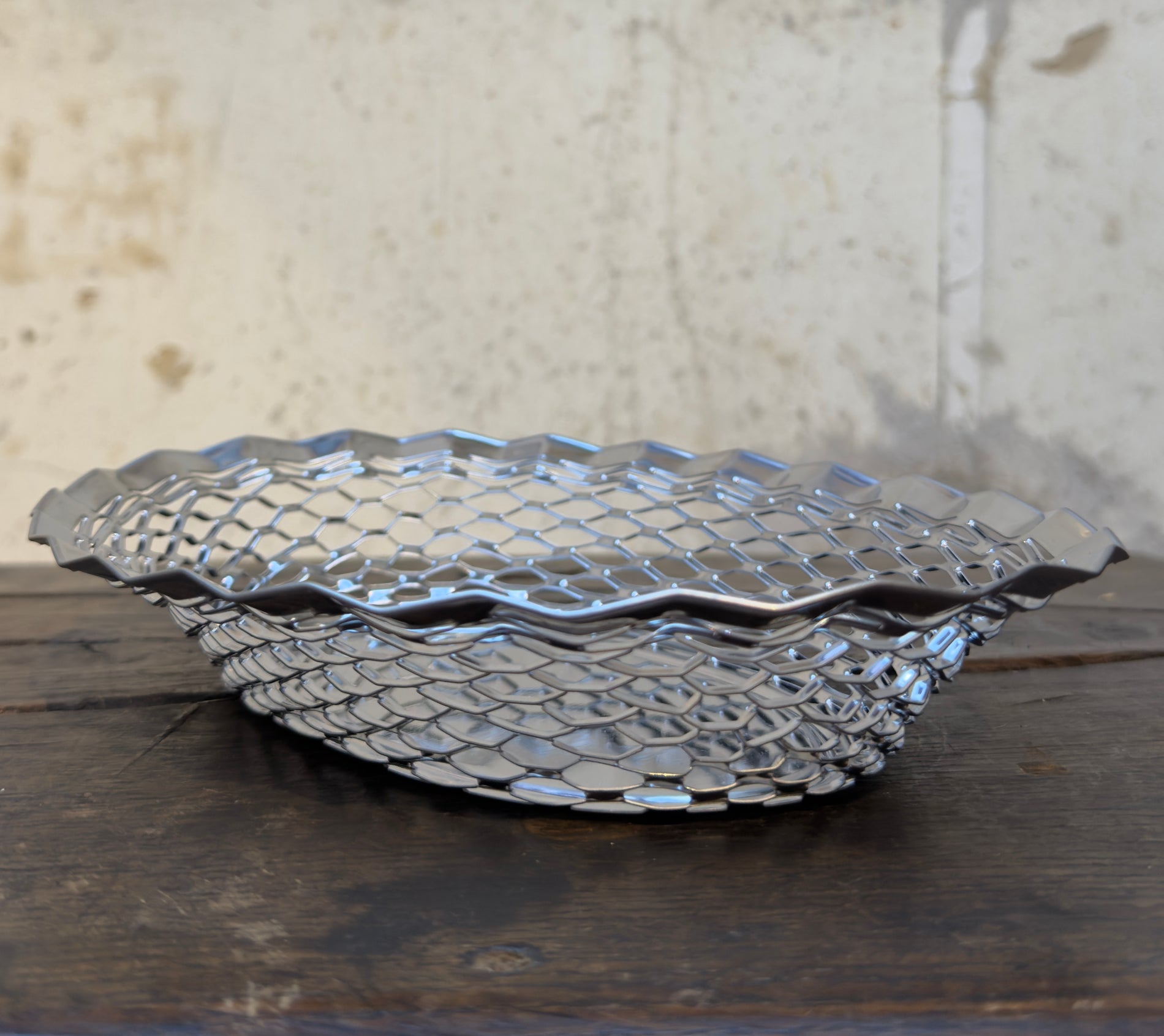 Bread basket i Stainless steel 25x18cm