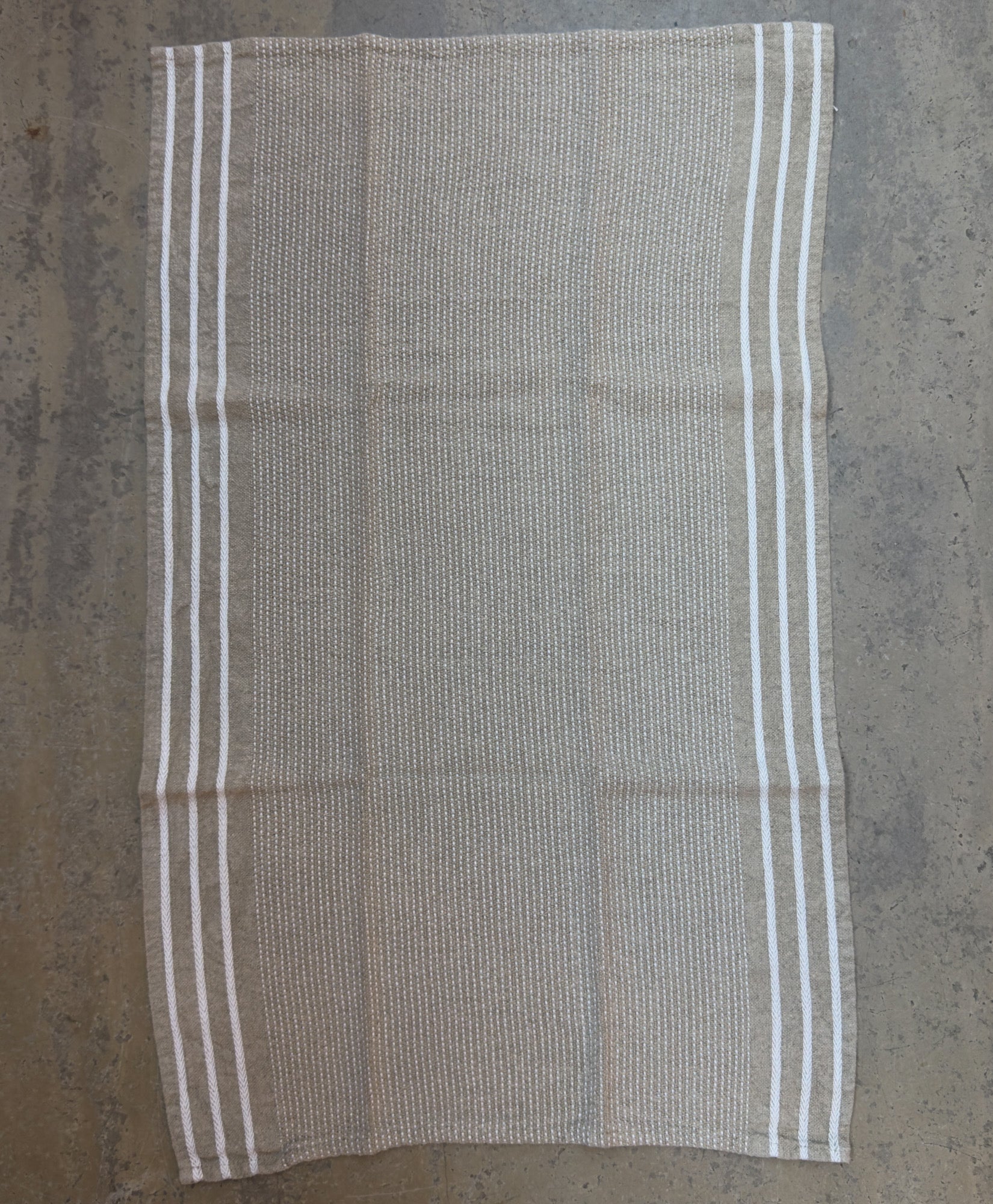 Kökshandduk "Torchon MAYA" - Lin/Blanc