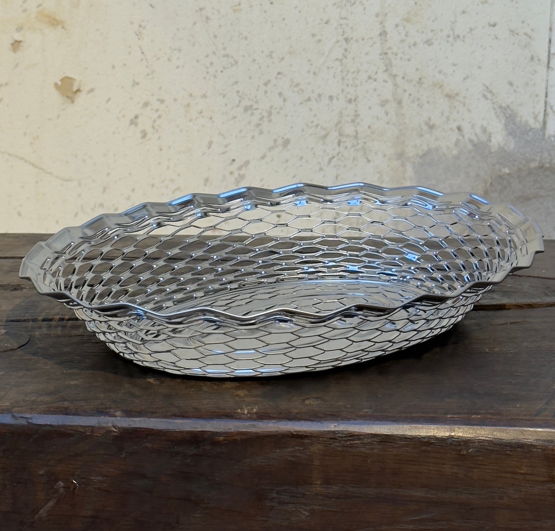 Bread basket i Stainless steel 30x24cm