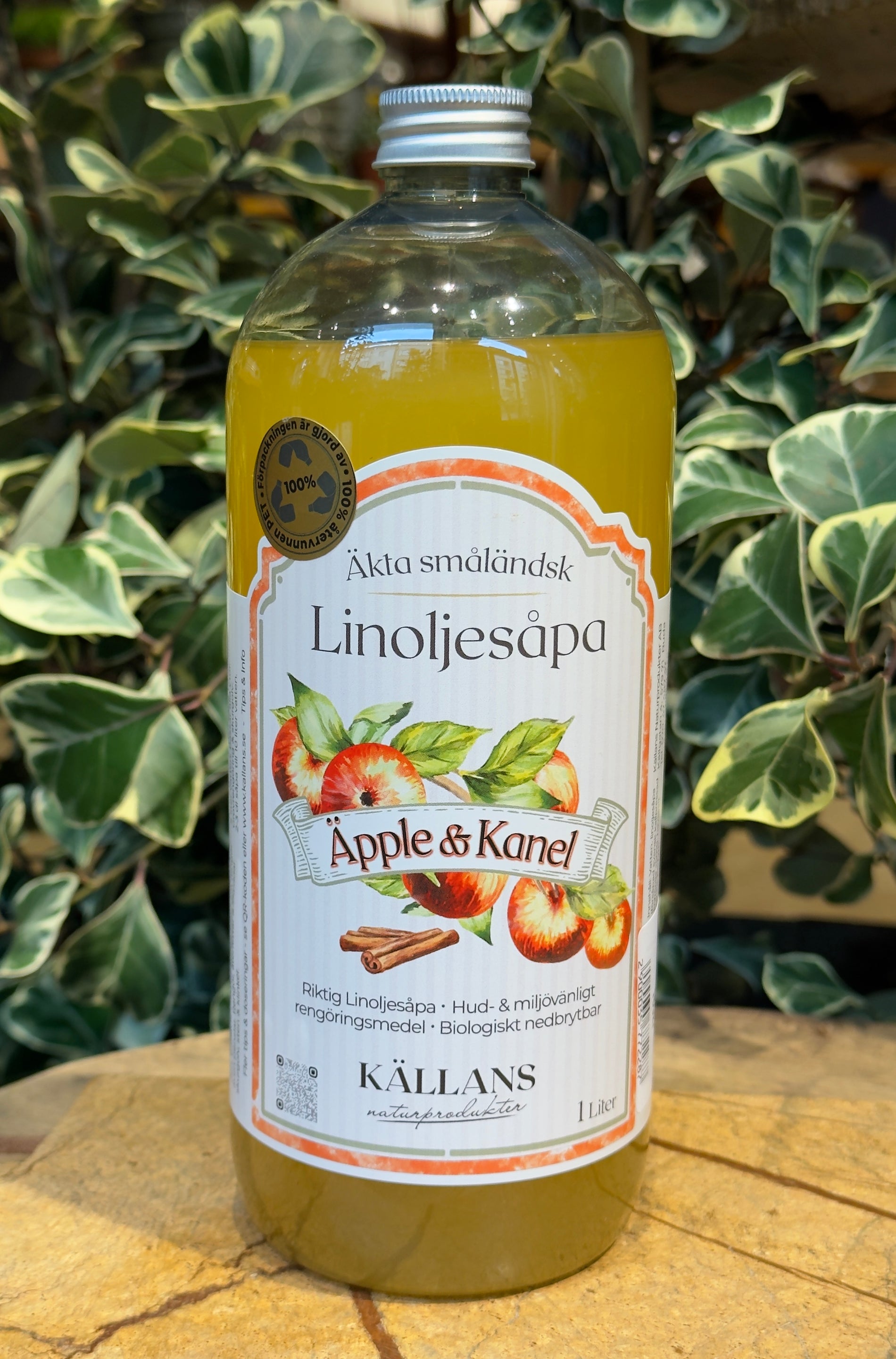 Linoljesåpa Äpple & Kanel