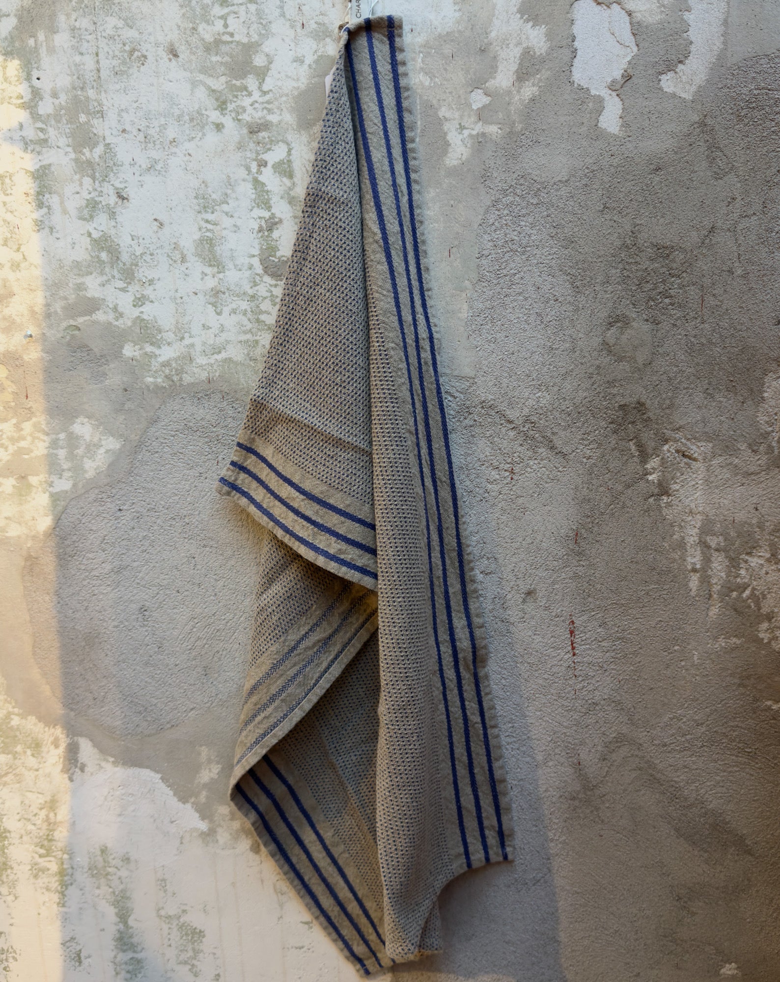 Kökshandduk "Torchon MAYA" - Lin/Azur