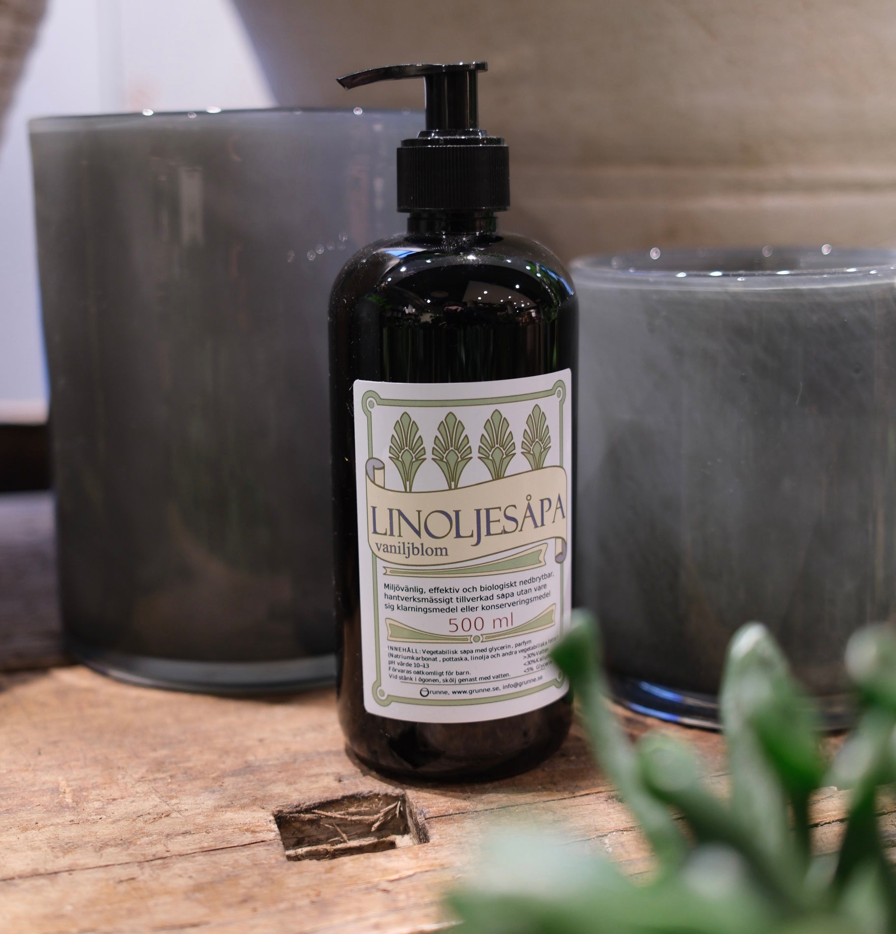 Linoljesåpa - Vaniljblom 500ml