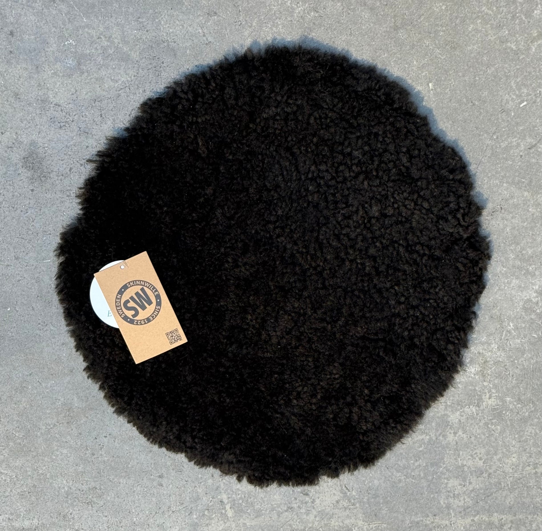 Curly seat pad - Brown