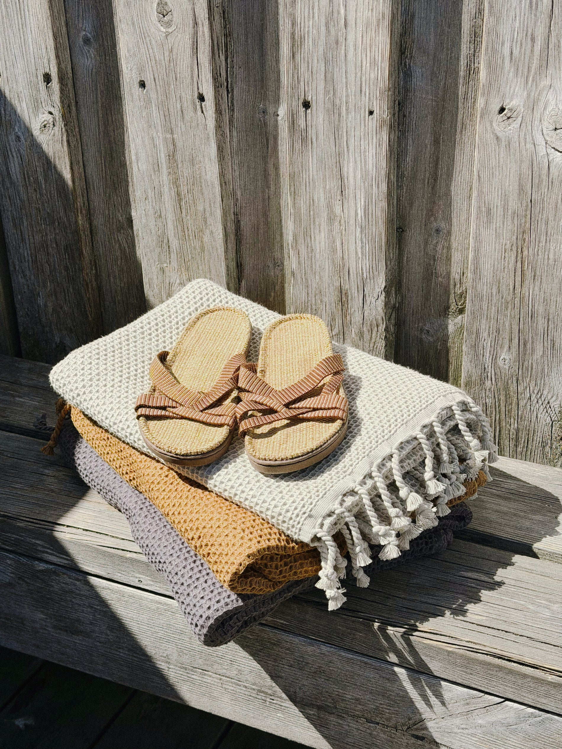 Fluffy Waffle Badlakan - Chestnut (90x150cm)