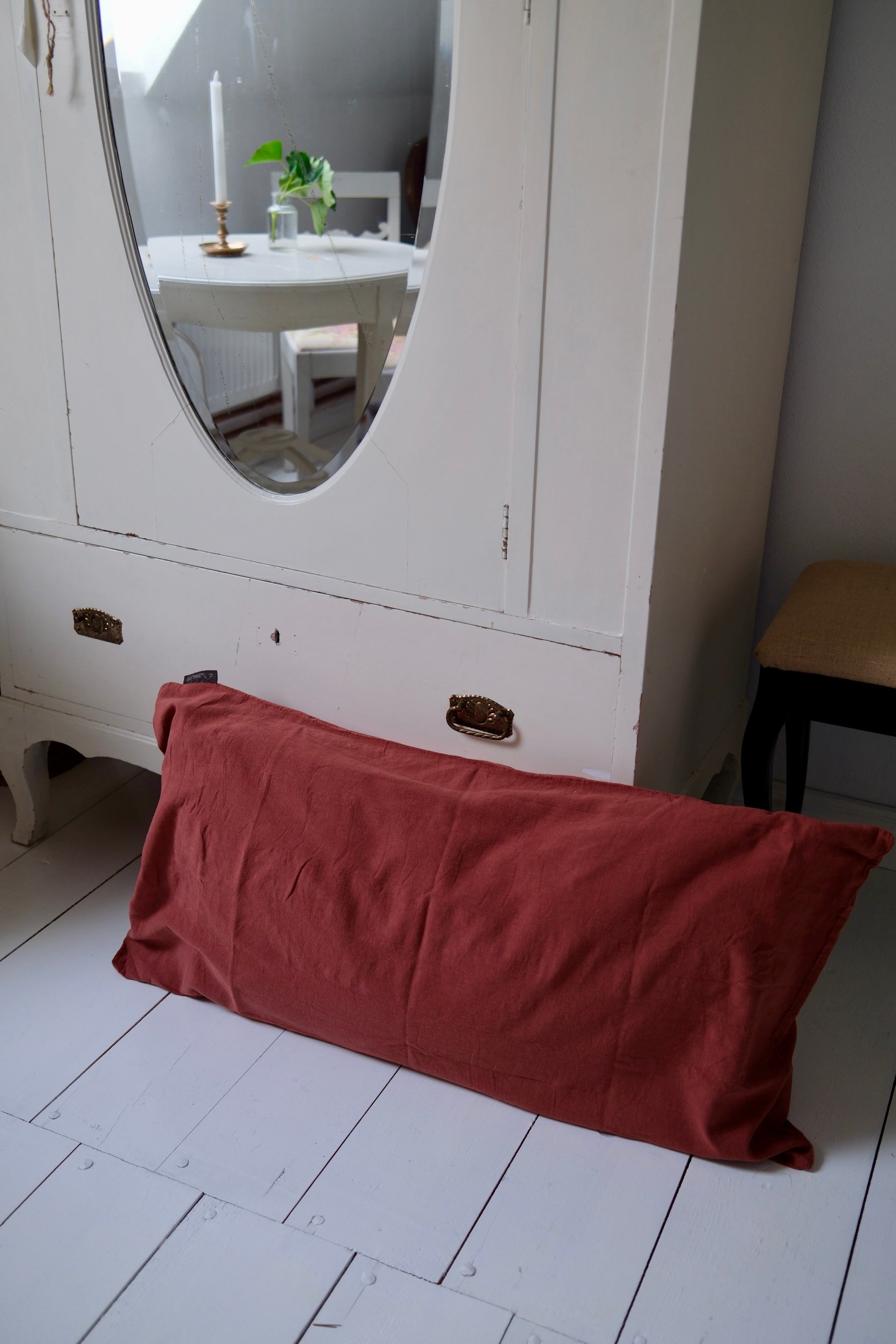 Kuddfodral Gemini - Red sorghum (50x90cm)