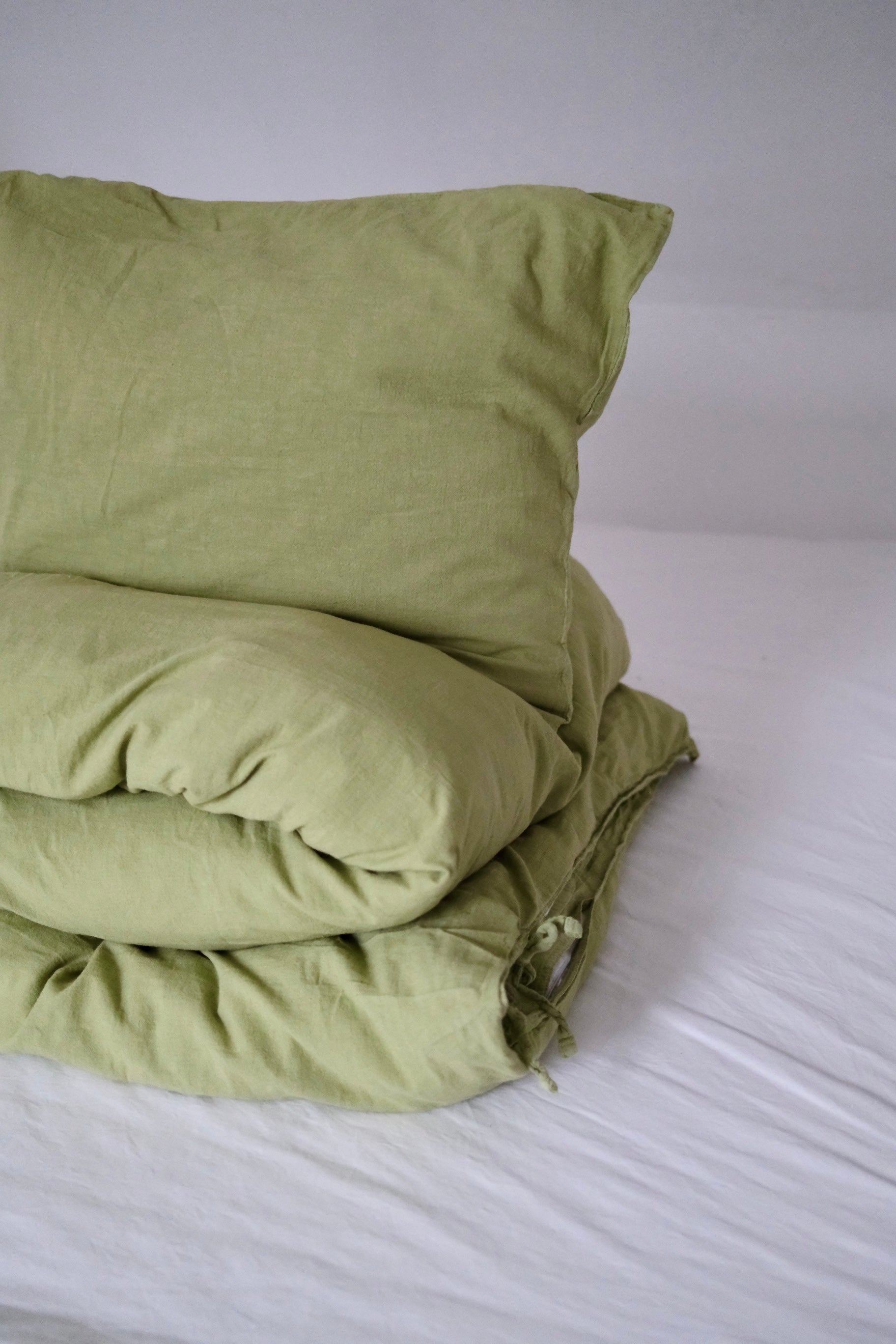 Påslakanset Gemini - Flavin green (150x210 cm)