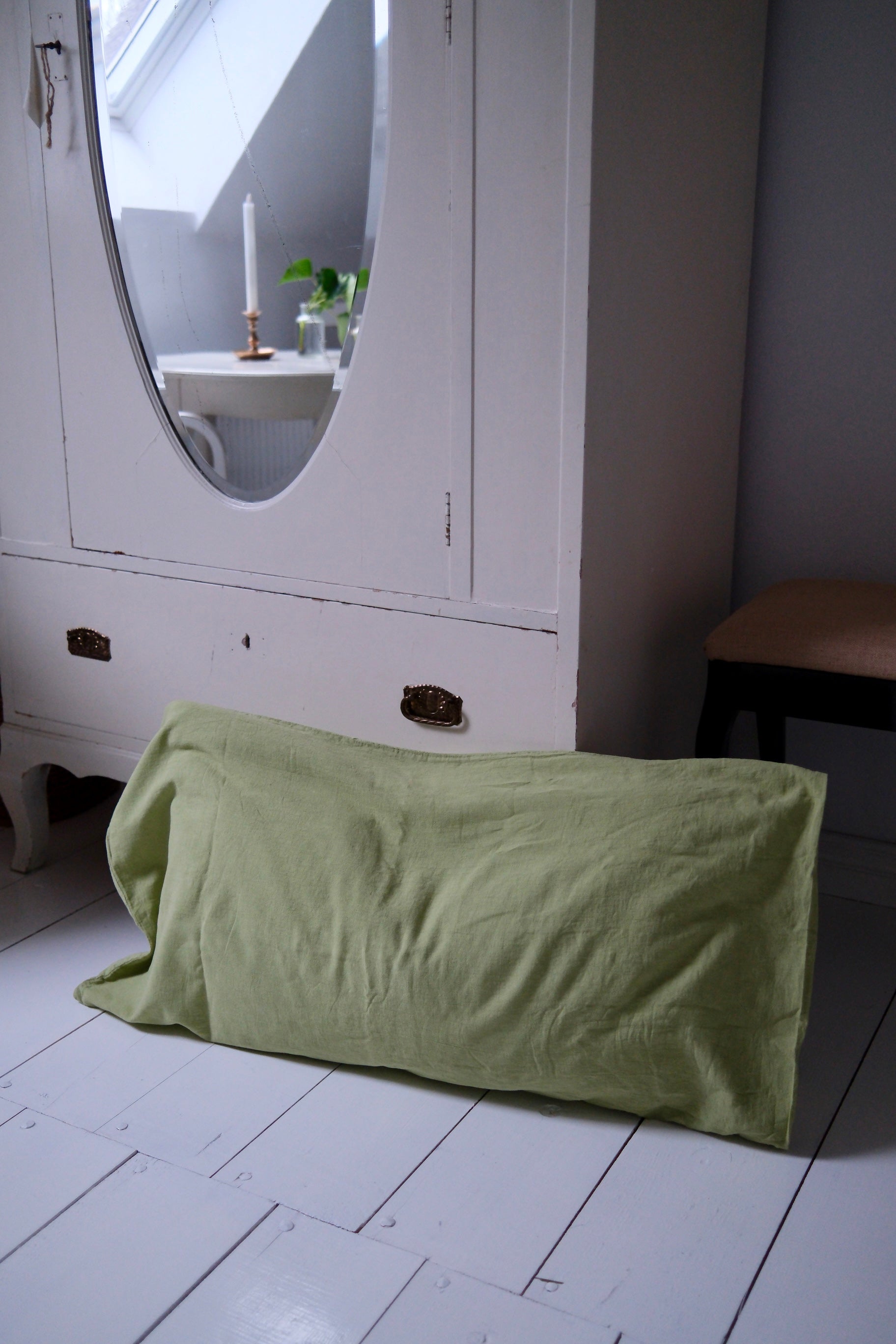 Kuddfodral Gemini - Flavin Green (50x90cm)