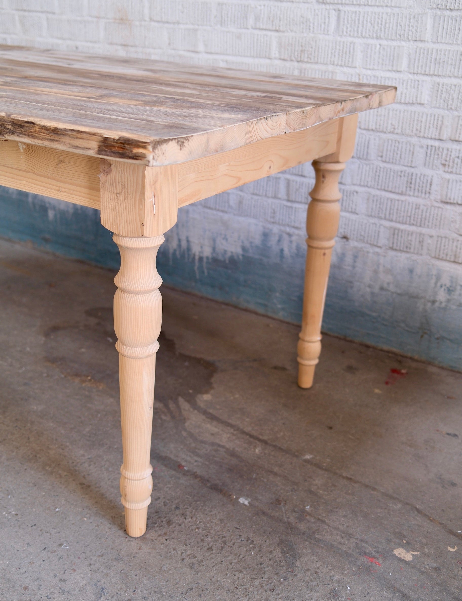 Bord svarvade ben 220 cm nr. 1738