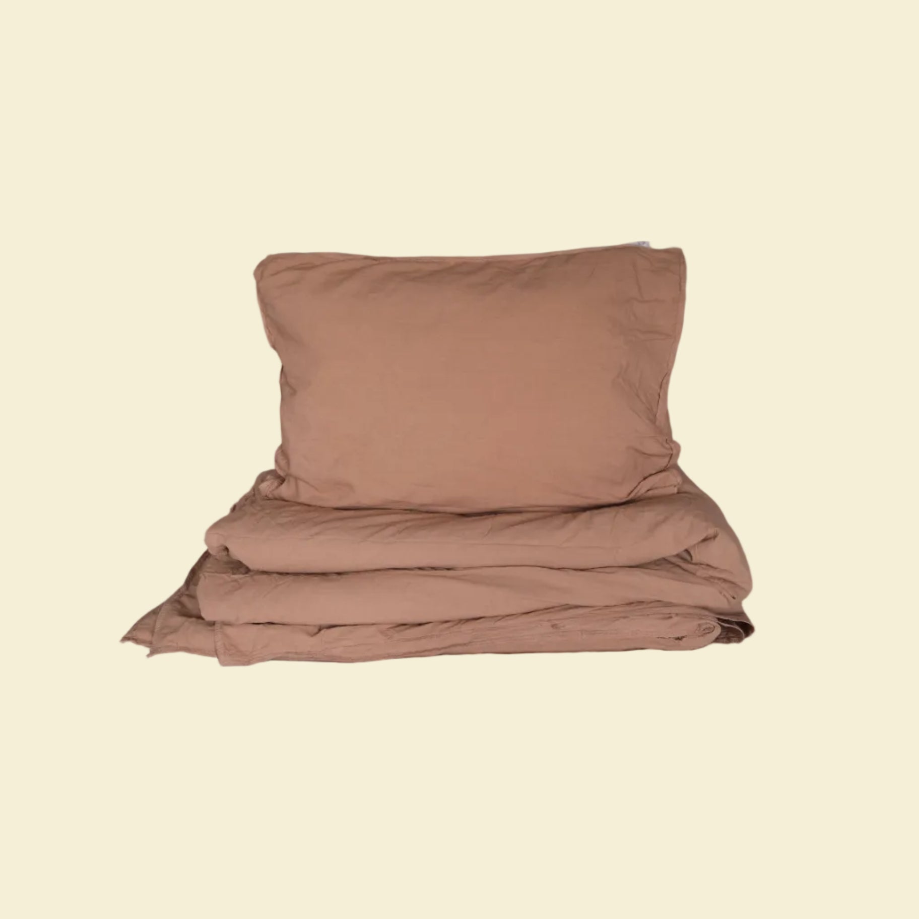 Påslakanset Crinkle Clay (230x220cm)