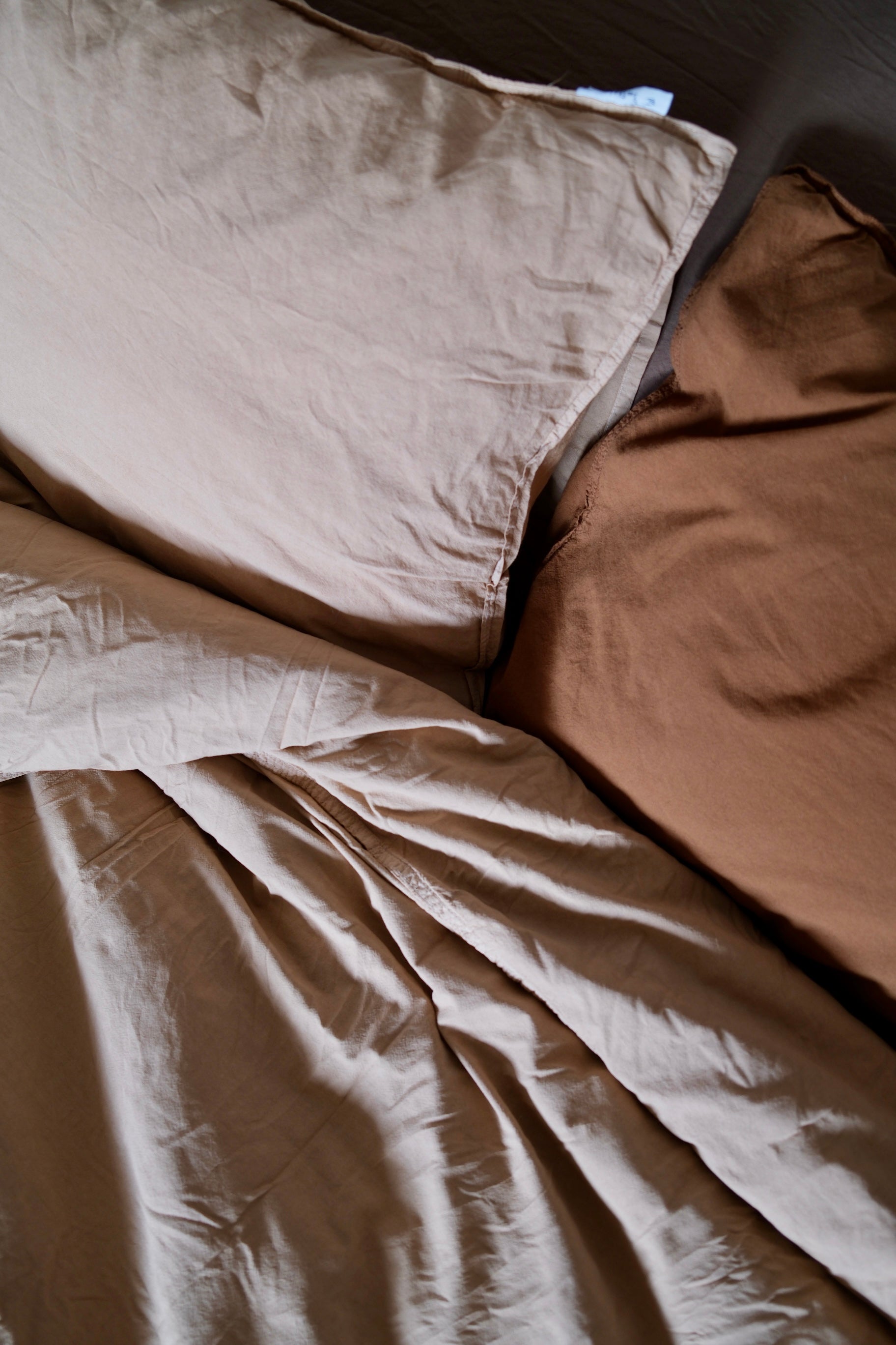 Påslakanset Crinkle Clay (230x220cm)