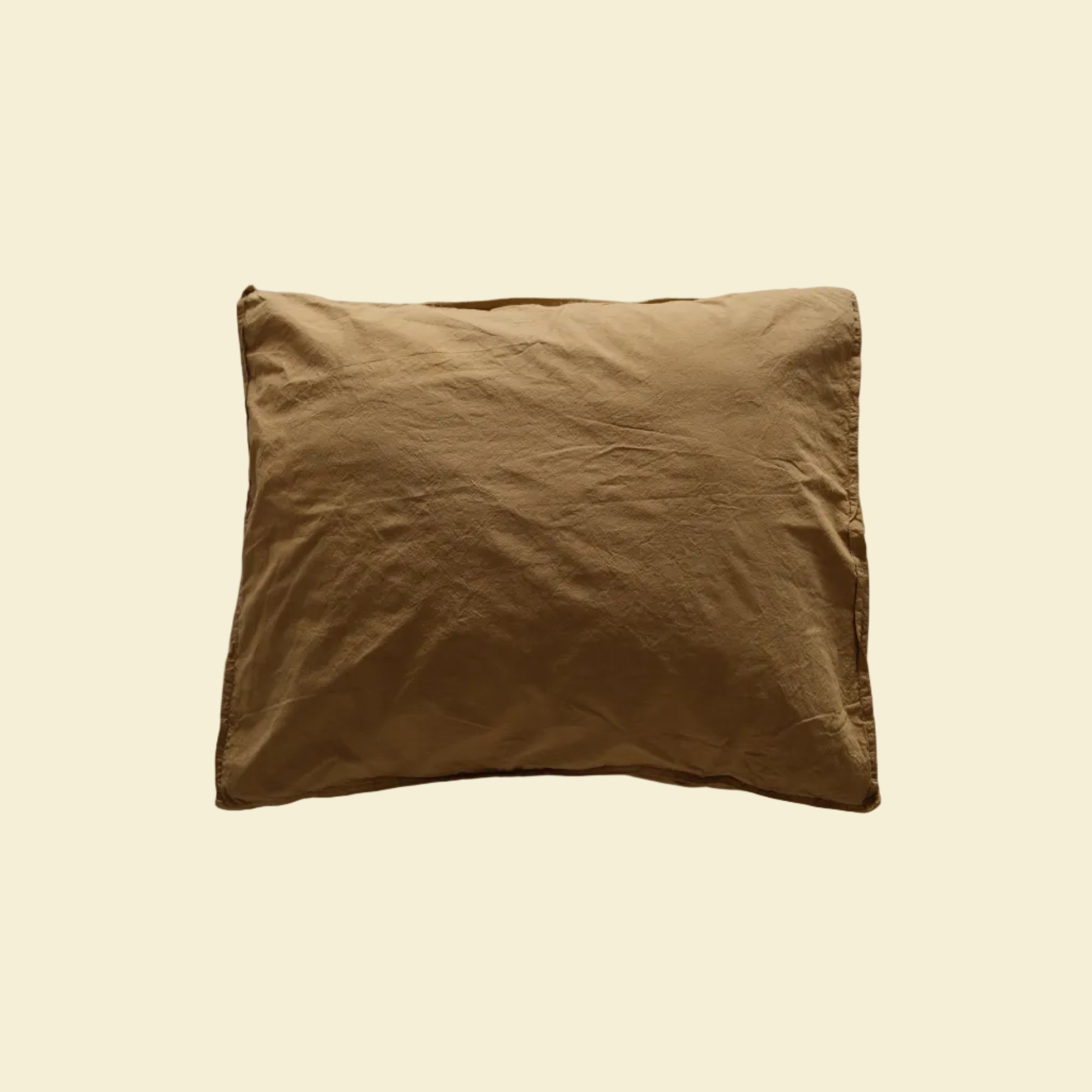 Örngott Crinkle Mustard gold 50x60cm