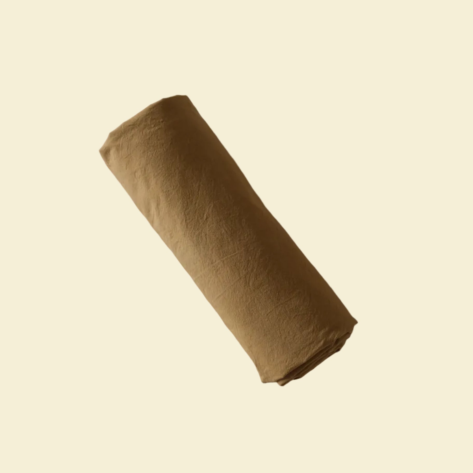 Lakan Crinkle Mustard gold 240x260cm