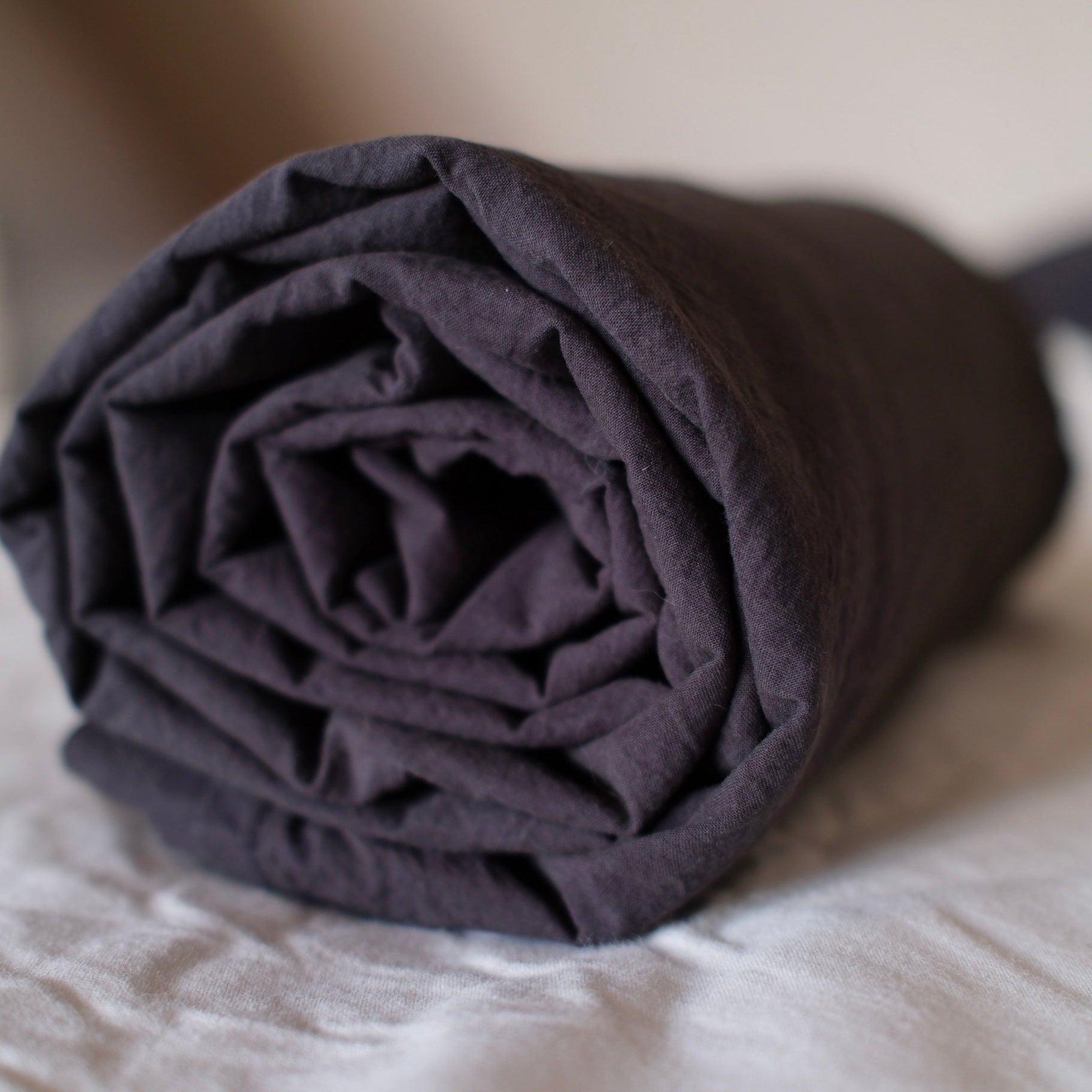 Lakan Crinkle Phantom black 240x260cm