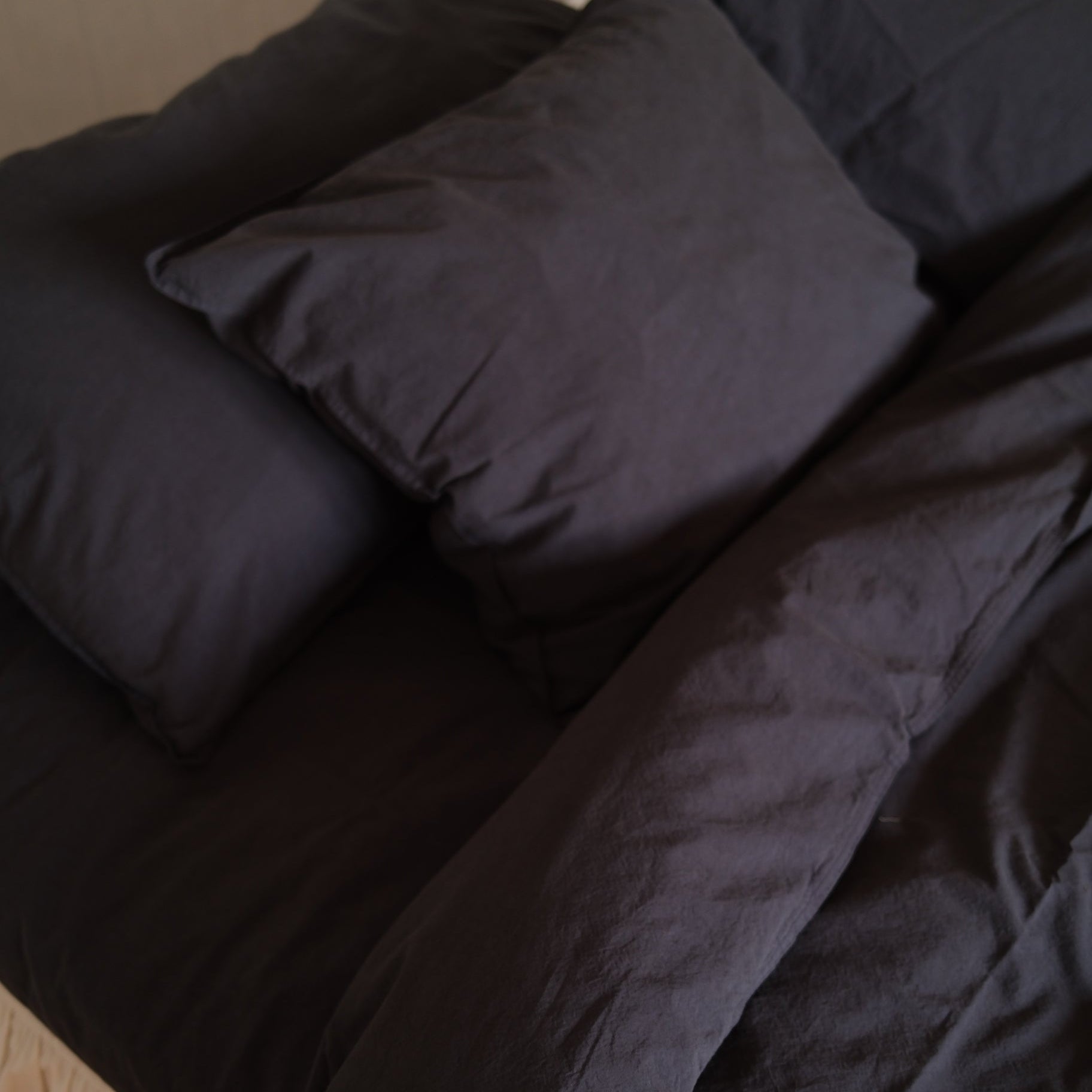 Lakan Crinkle Phantom black 240x260cm