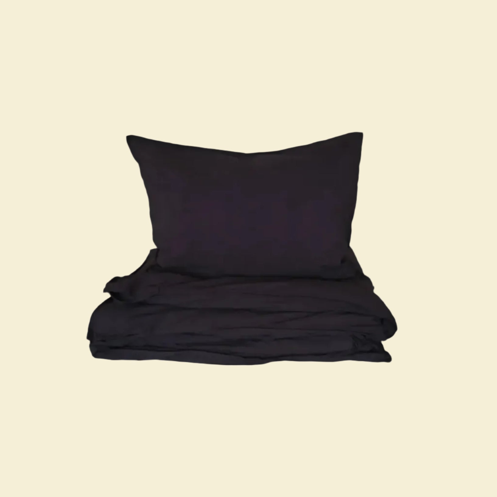 Påslakanset Crinkle Phantom black (150x210cm)