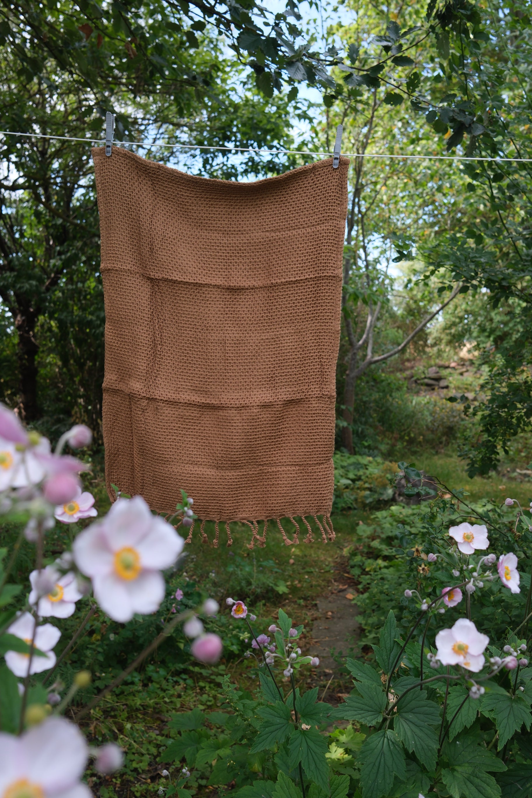 Fluffy Waffle Handduk - Maroccan Henna (50x70cm)