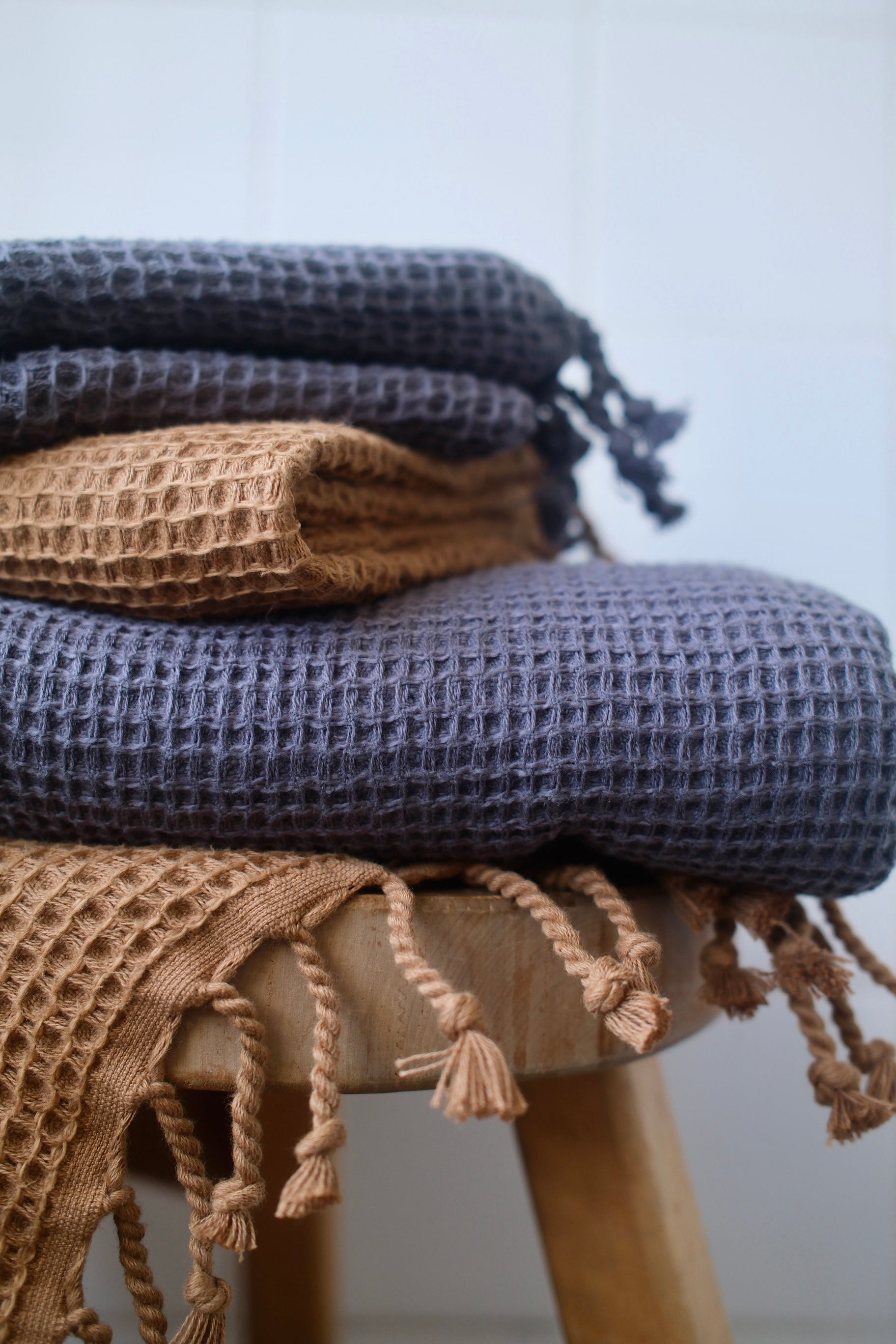 Fluffy Waffle Handduk - Maroccan Henna (50x70cm)