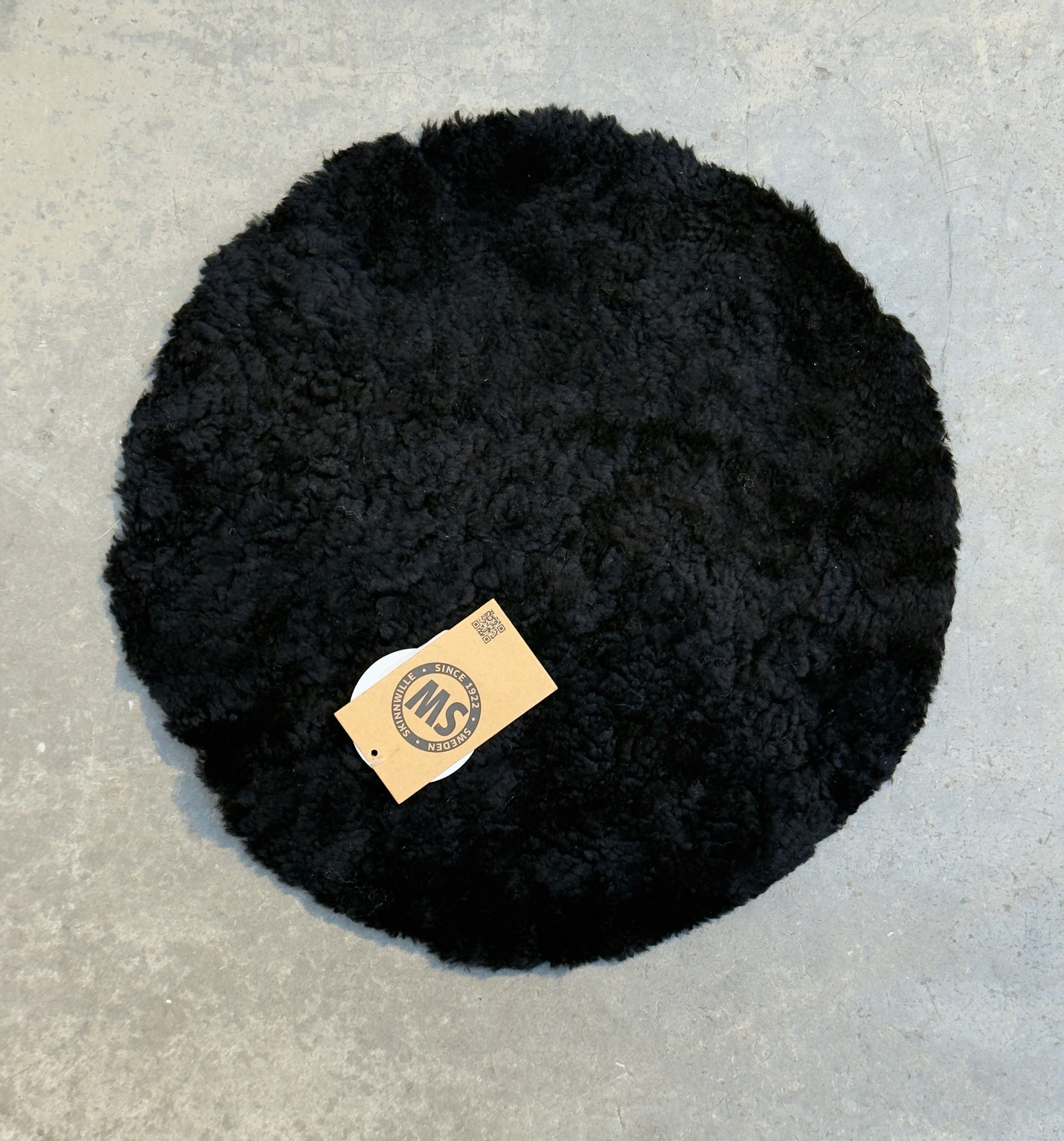 Curly seat pad - Black